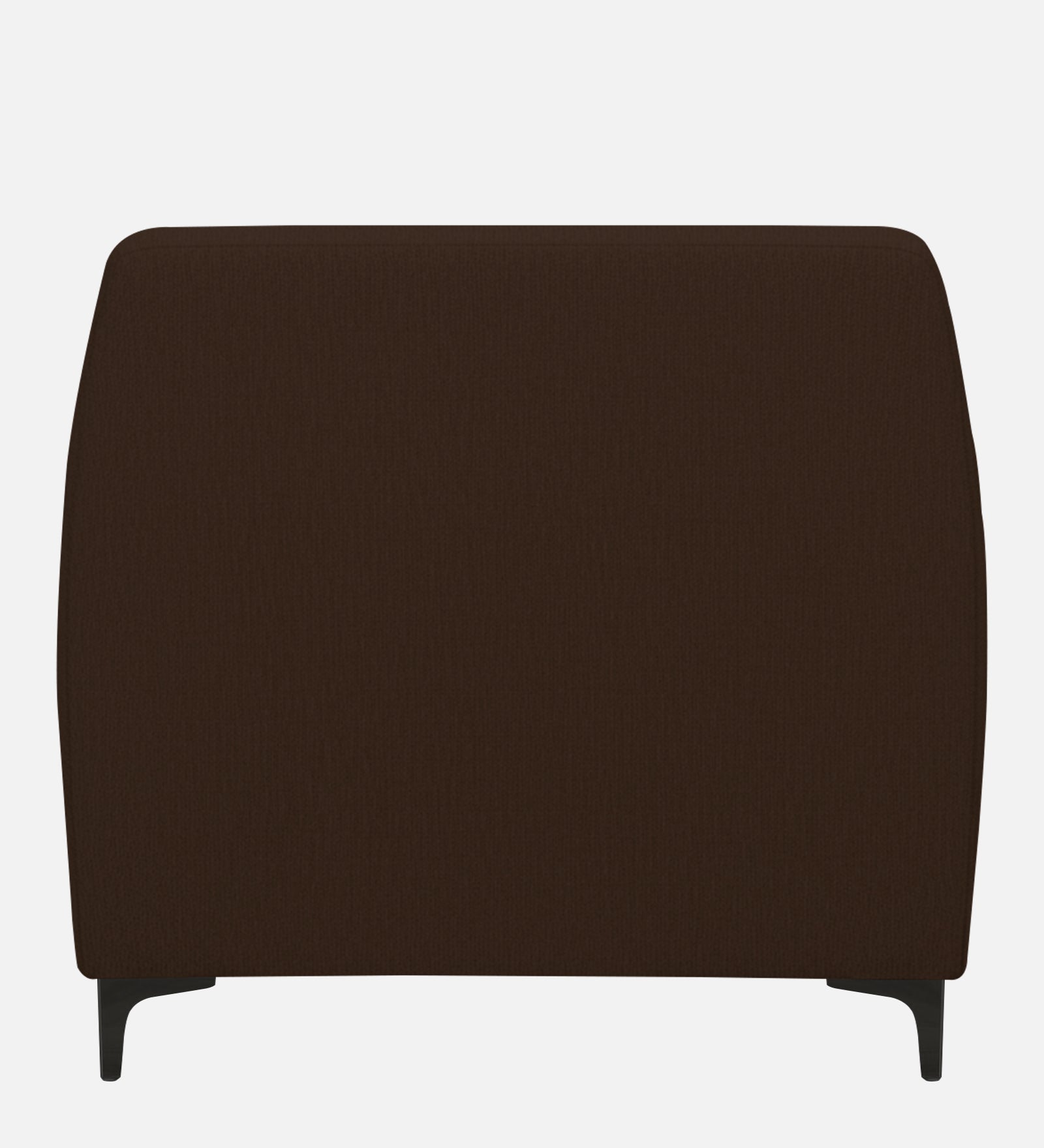 Melaan Fabric 1 Seater Sofa In Coffee Brown Colour - Febonic Living