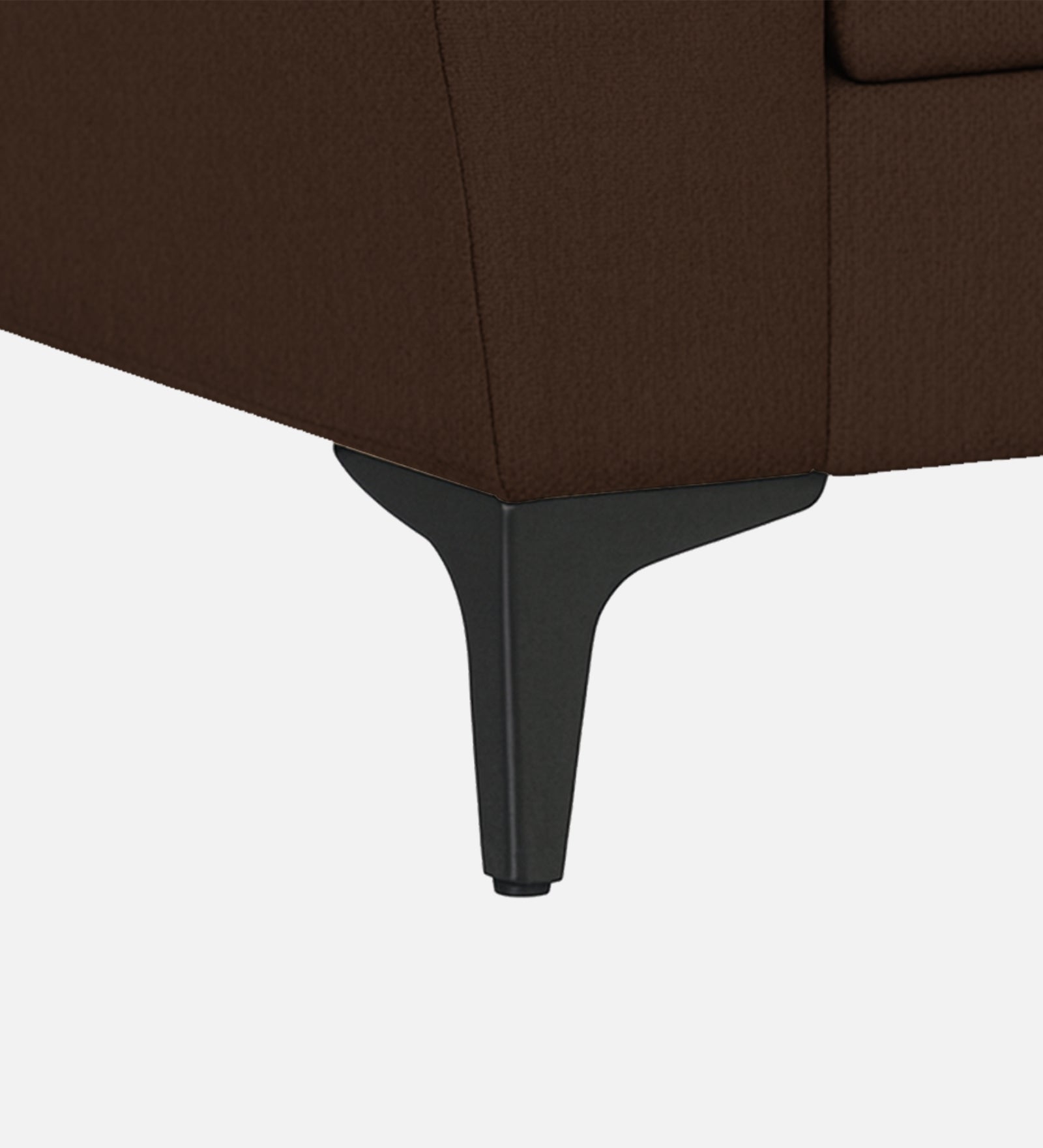 Melaan Fabric 1 Seater Sofa In Coffee Brown Colour - Febonic Living