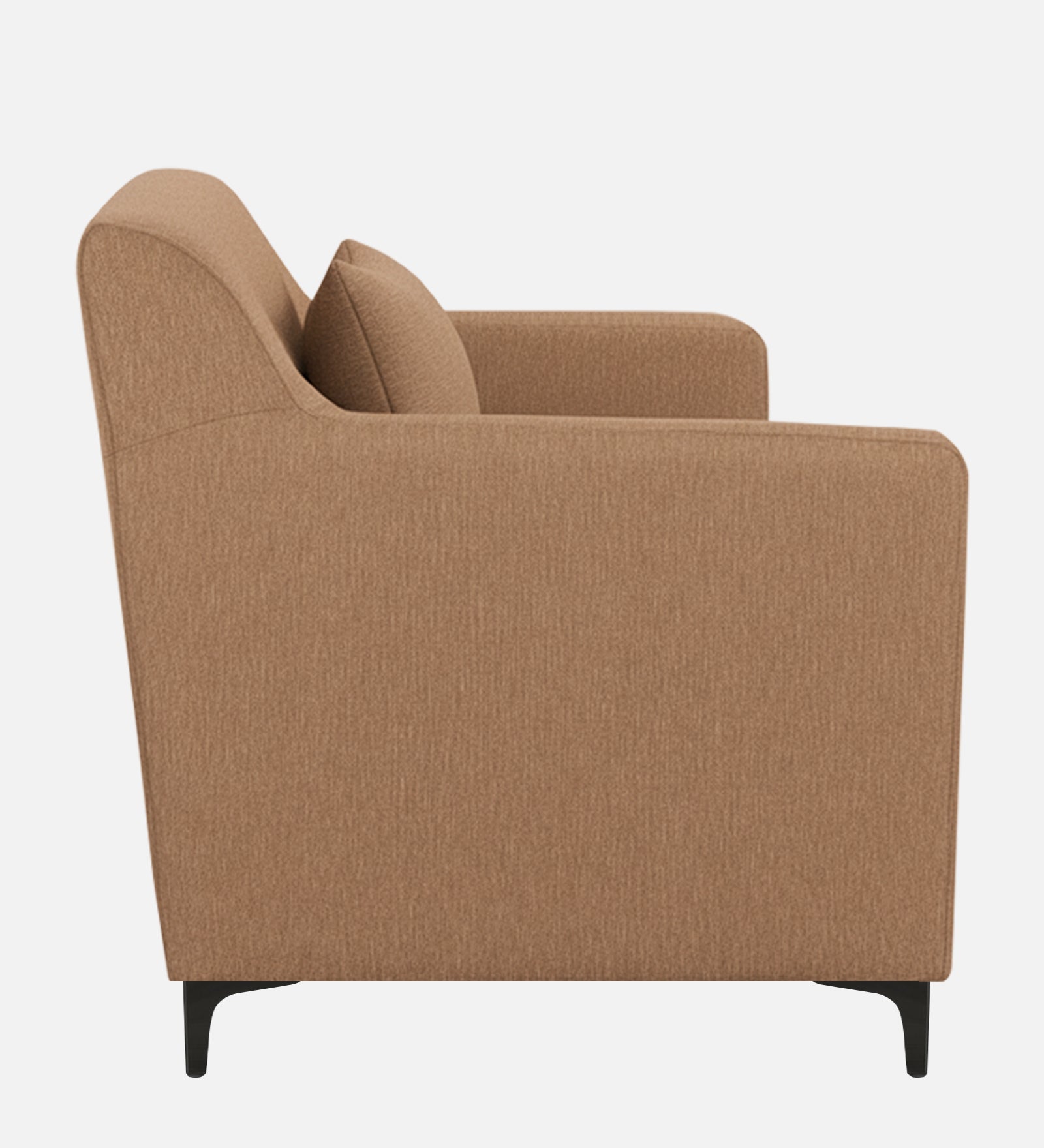 Melaan Fabric 1 Seater Sofa In Cosmic Beige Colour - Febonic Living