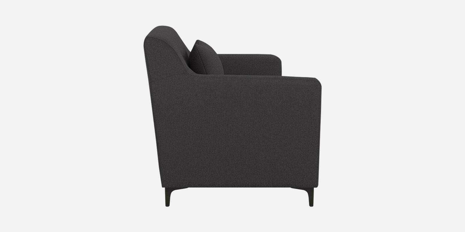 Melaan Fabric 3 Seater Sofa In Charcoal Grey Colour - Febonic Living