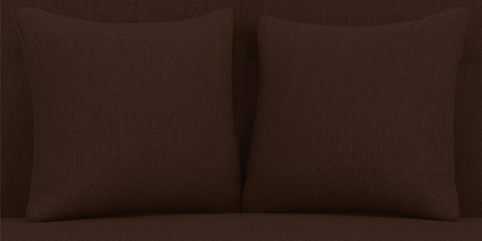 Melaan Fabric 3 Seater Sofa In Coffee Brown Colour