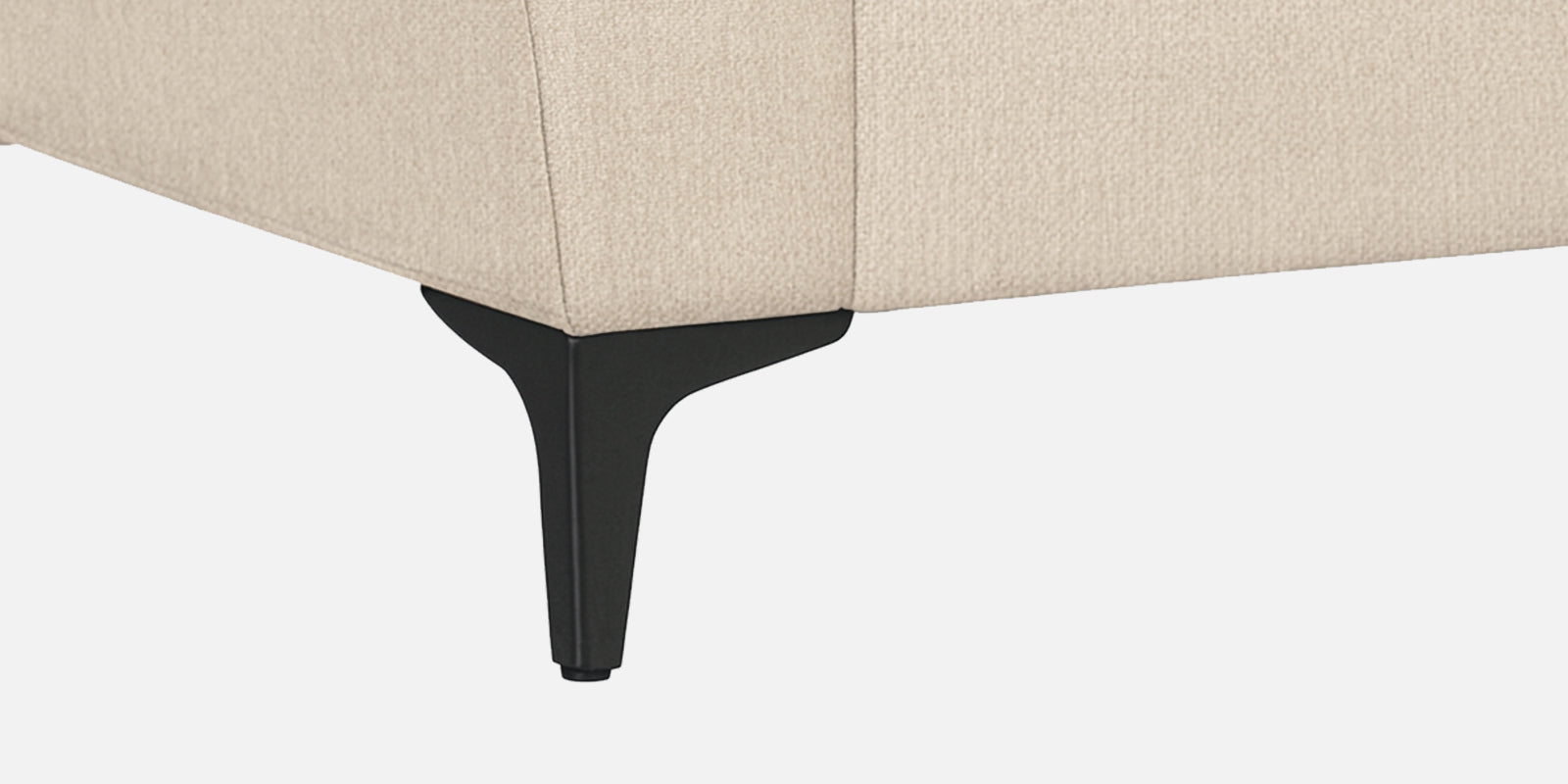 Melaan Fabric 3 Seater Sofa In Ivory Cream Colour