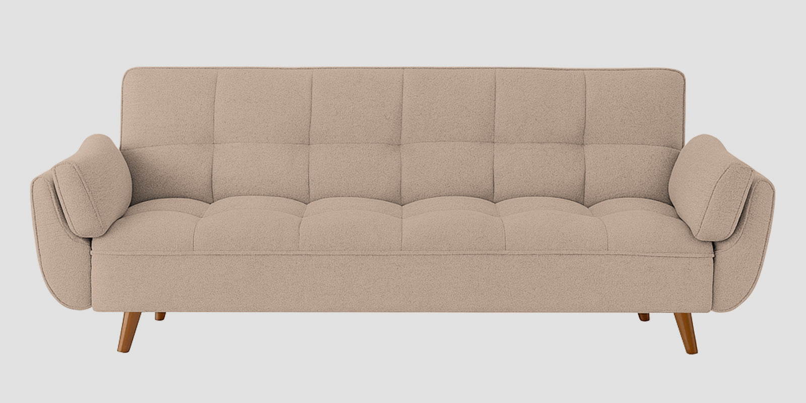 Melano Fabric 3 Seater Sofa In Vanilla Beige Colour