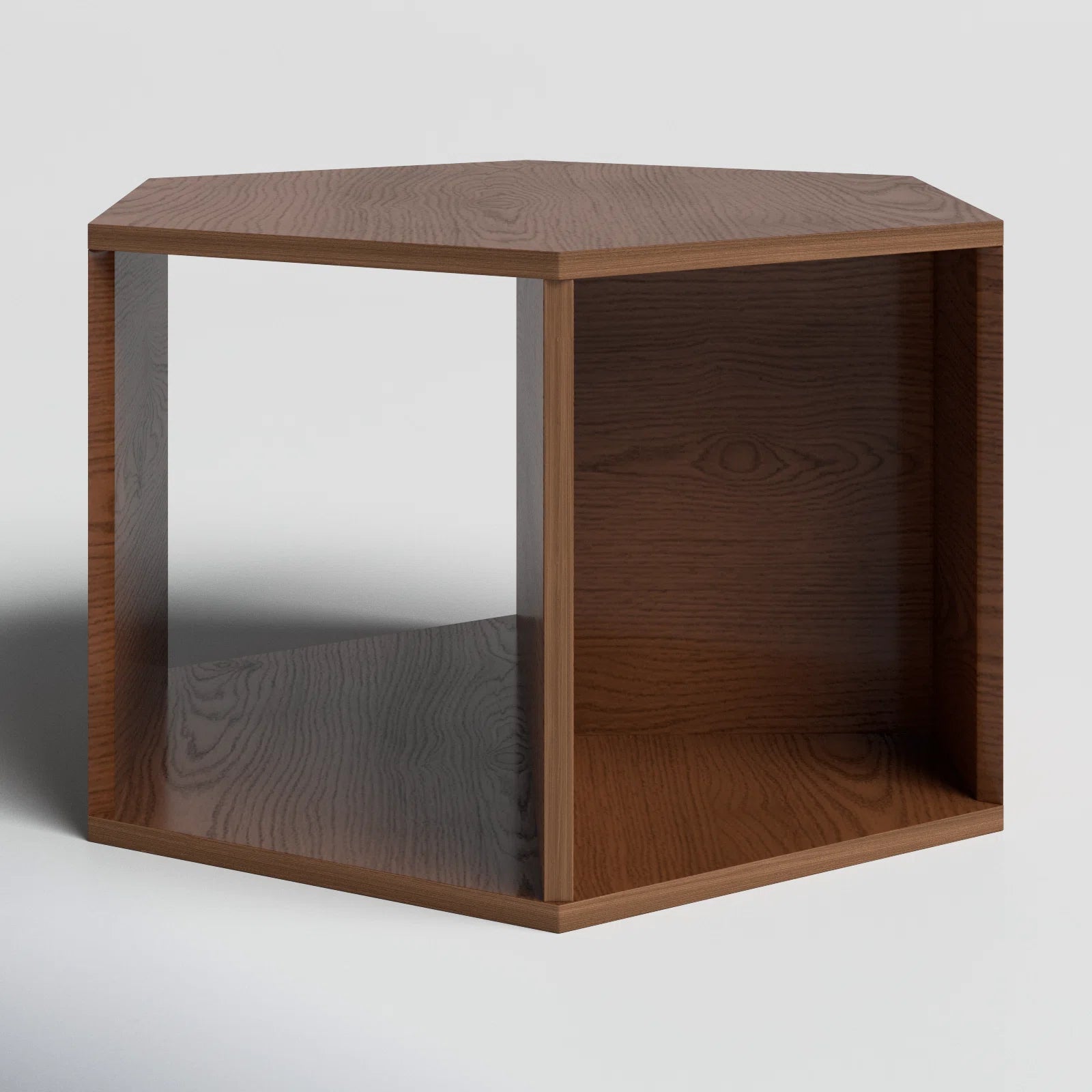 Melva Coffee Table In Oral Wallnut Finish