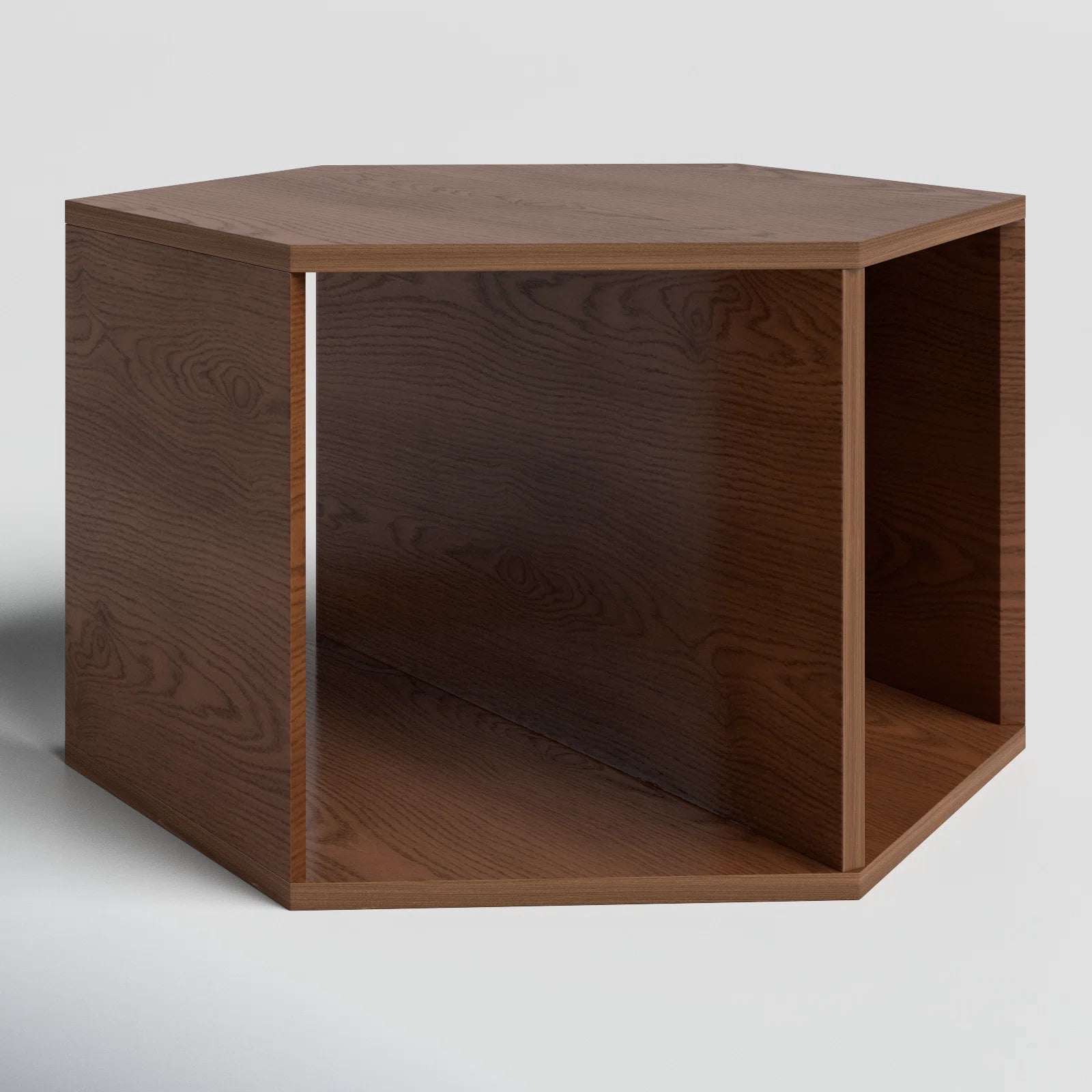 Melva Coffee Table In Oral Wallnut Finish