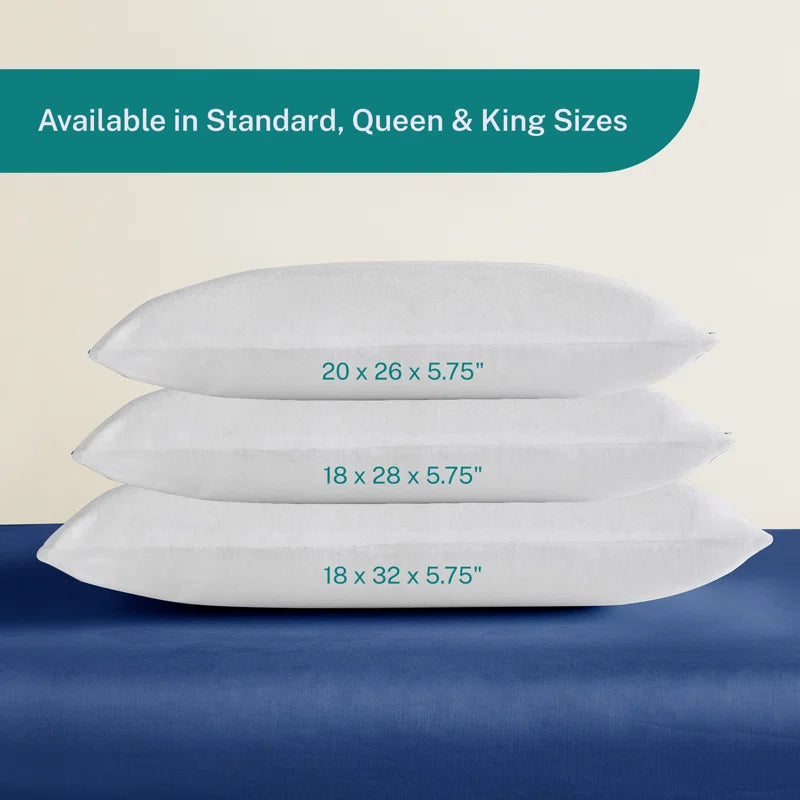 Omkar Shredded (12x20) Memory Foam Pillows (Pack of 2) - Febonic Living