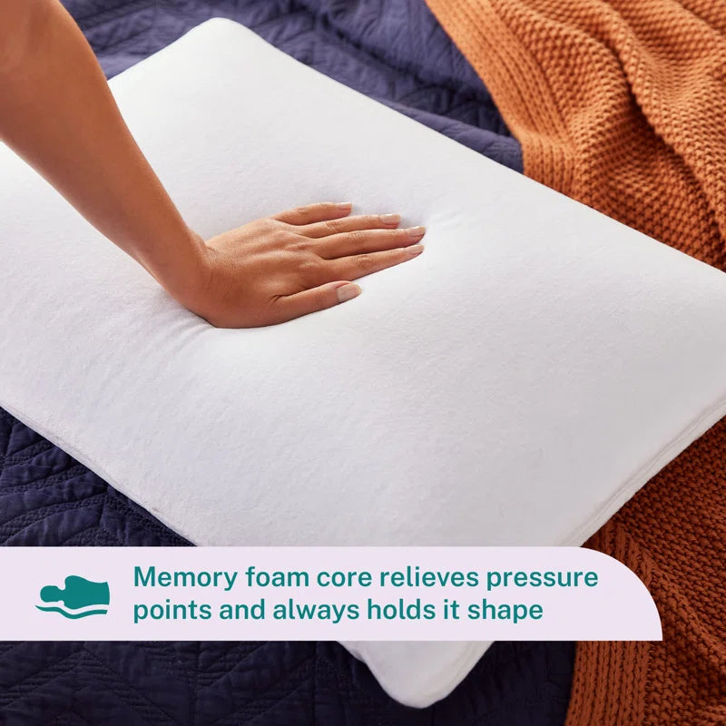 Omkar Shredded (12x20) Memory Foam Pillows (Pack of 2) - Febonic Living