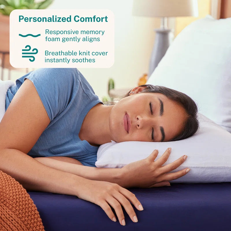 Omkar Shredded (12x20) Memory Foam Pillows (Pack of 2) - Febonic Living