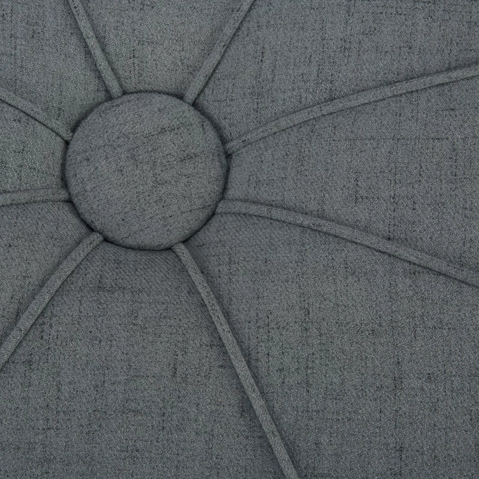 MiMi Fabric Ottoman In Blue Colour - Febonic Living