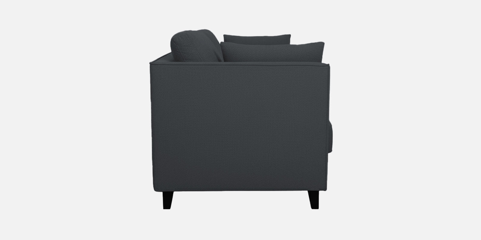 Miranda Fabric 2 Seater Sofa In Charcoal Grey Colour