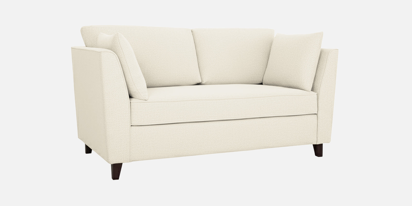 Miranda Fabric 2 Seater Sofa In Ivory Cream Colour