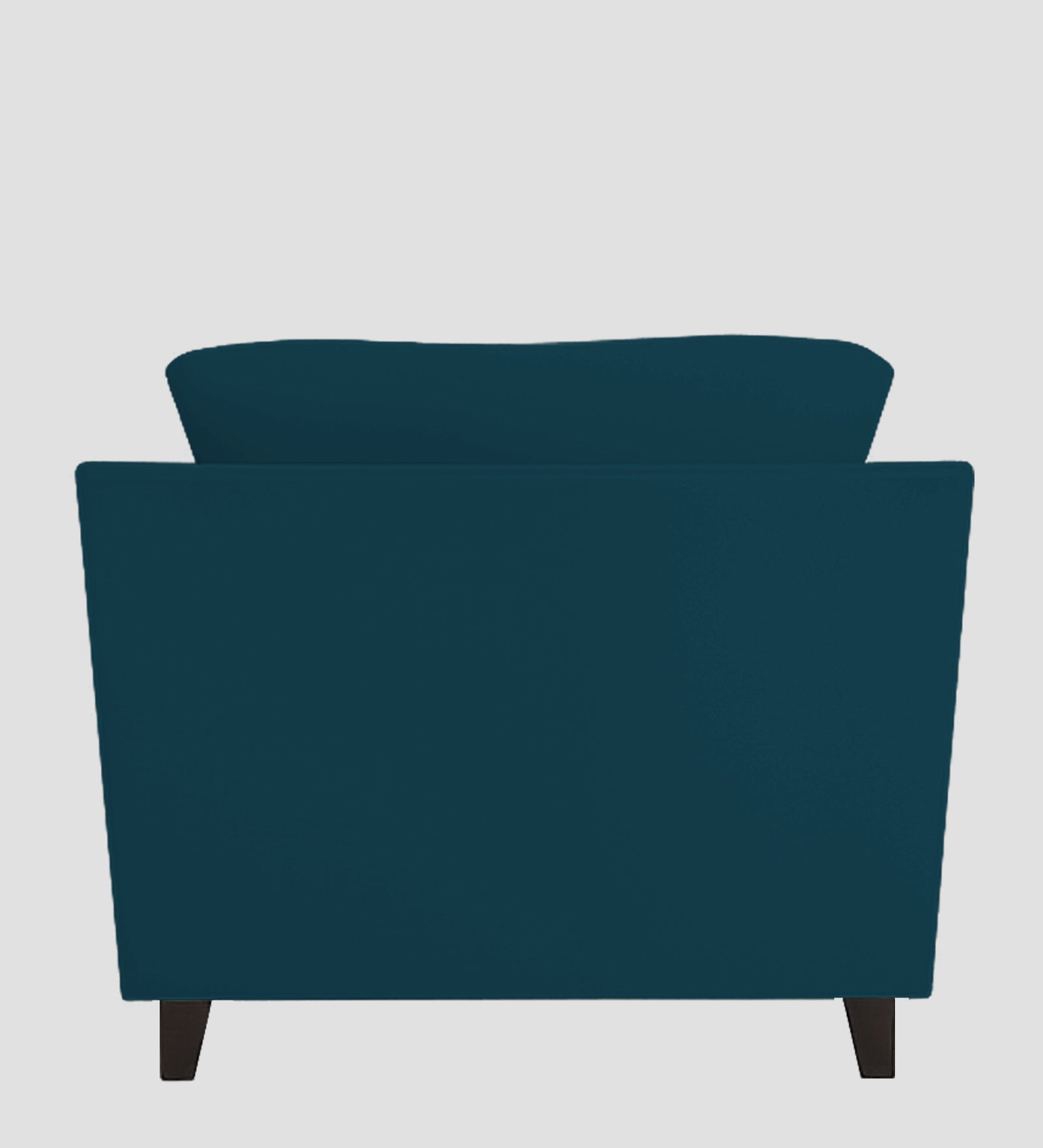 Miranda Velvet 1 Seater Sofa In Azura Blue Colour