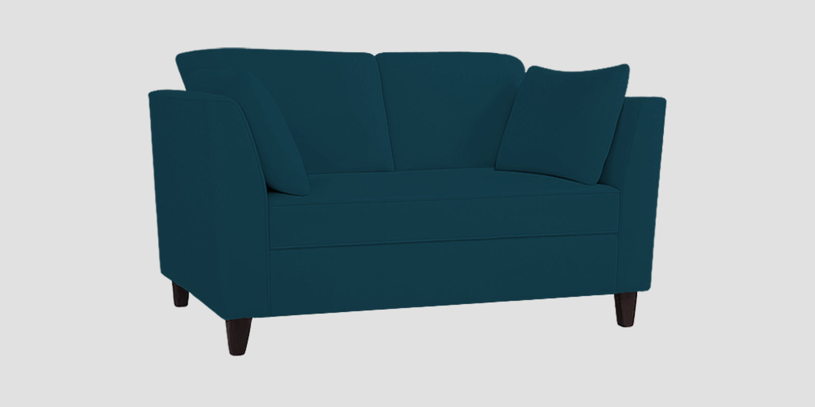 Miranda Velvet 2 Seater Sofa In Azura Blue Colour