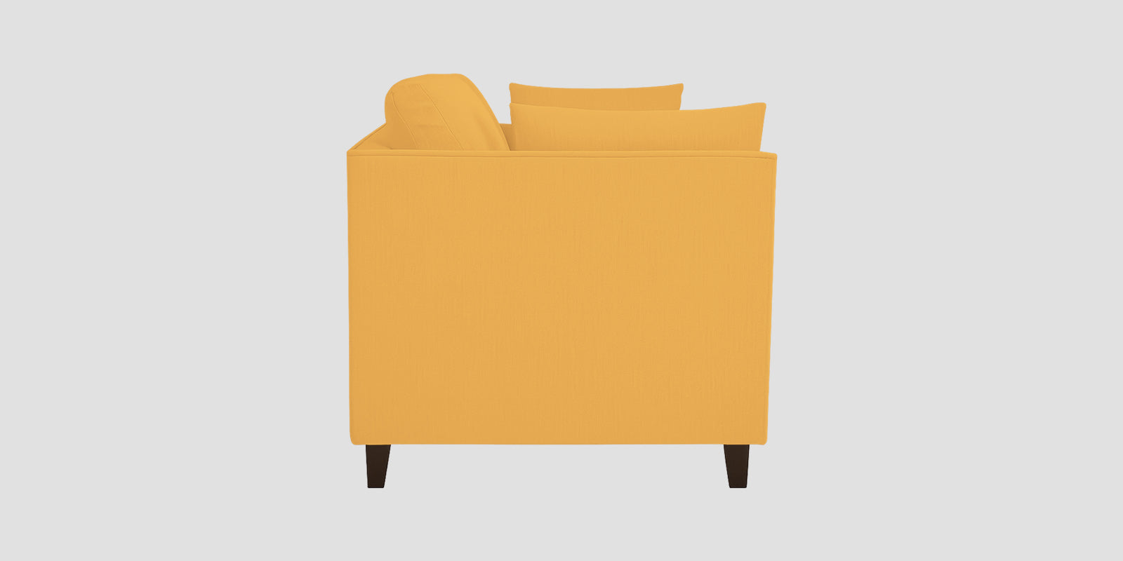Miranda Velvet 2 Seater Sofa In Turmeric Yellow Colour