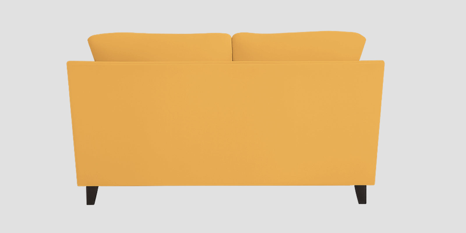 Miranda Velvet 2 Seater Sofa In Turmeric Yellow Colour