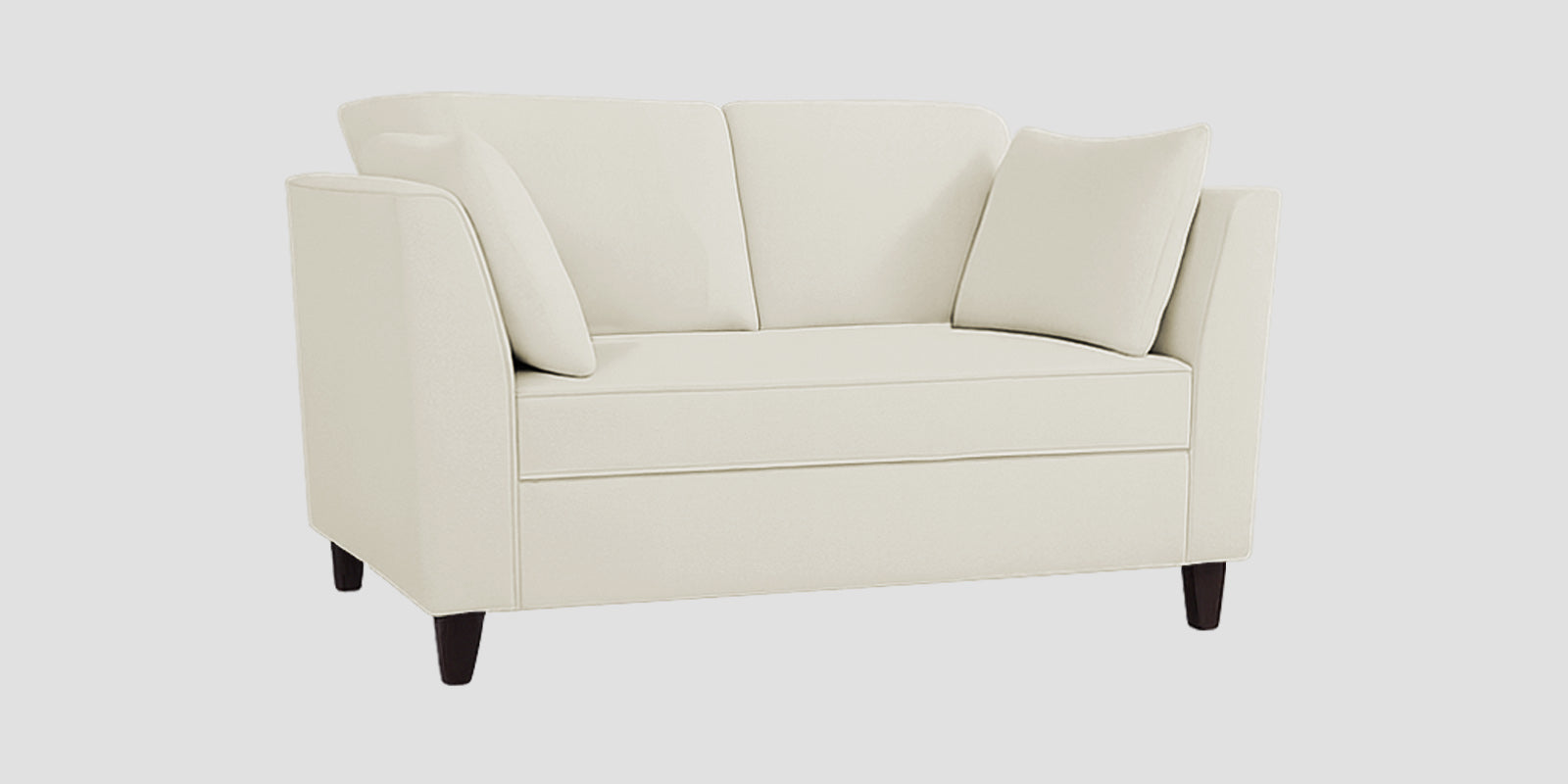 Miranda Velvet 2 Seater Sofa In Warm White Colour