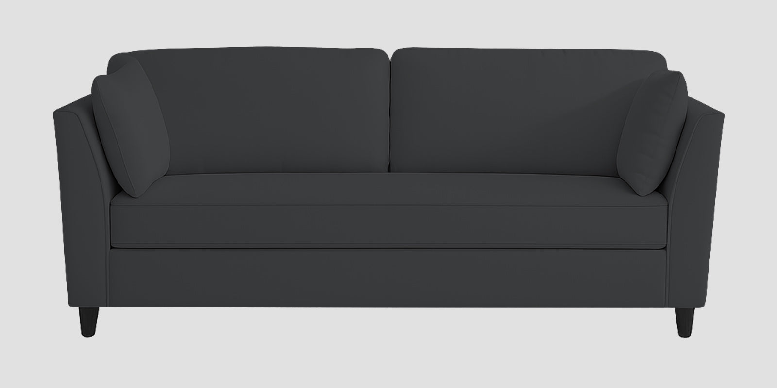 Miranda Velvet 3 Seater Sofa In Davy Grey Colour - Febonic Living