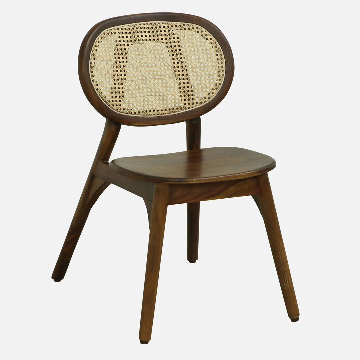 Mitto Sheesham Wood Dining Chairs In Provincial Teak Finish (Set Of 2)