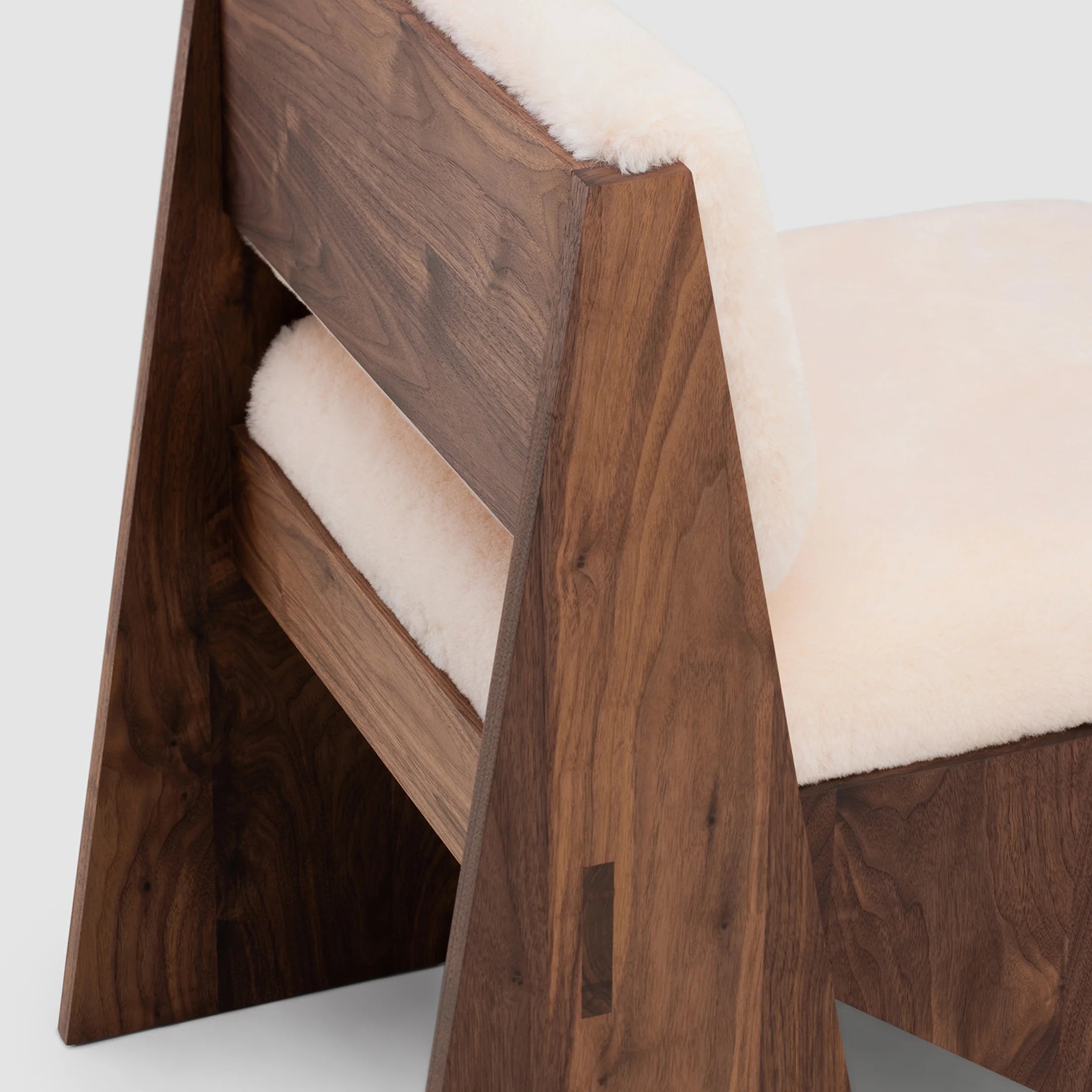 Maxy Fabric Lounge Chair in Almond Beige Colour - Febonic Living