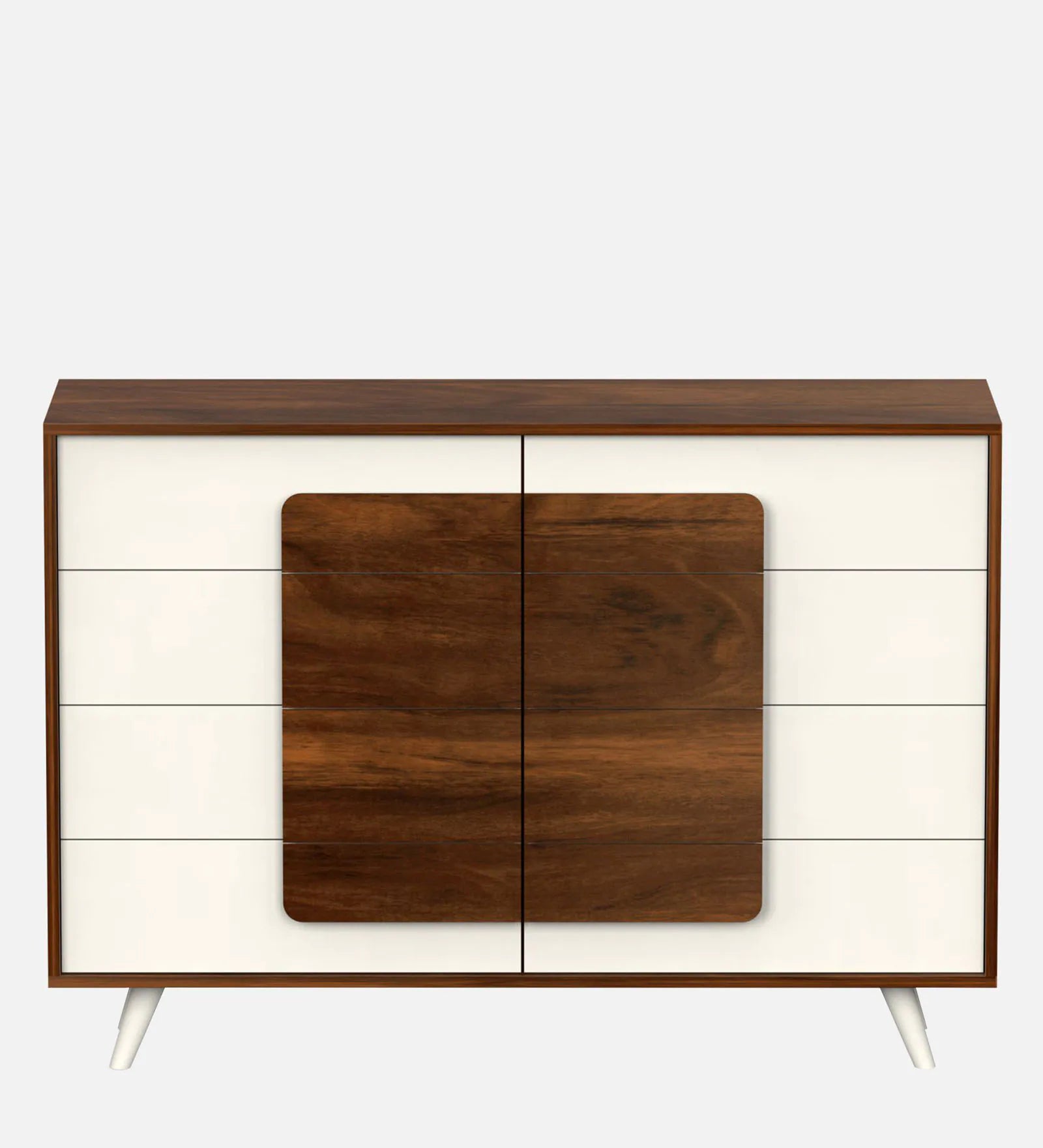 Moran Chest Of Drawers In Brown Maple & Frosty Finish