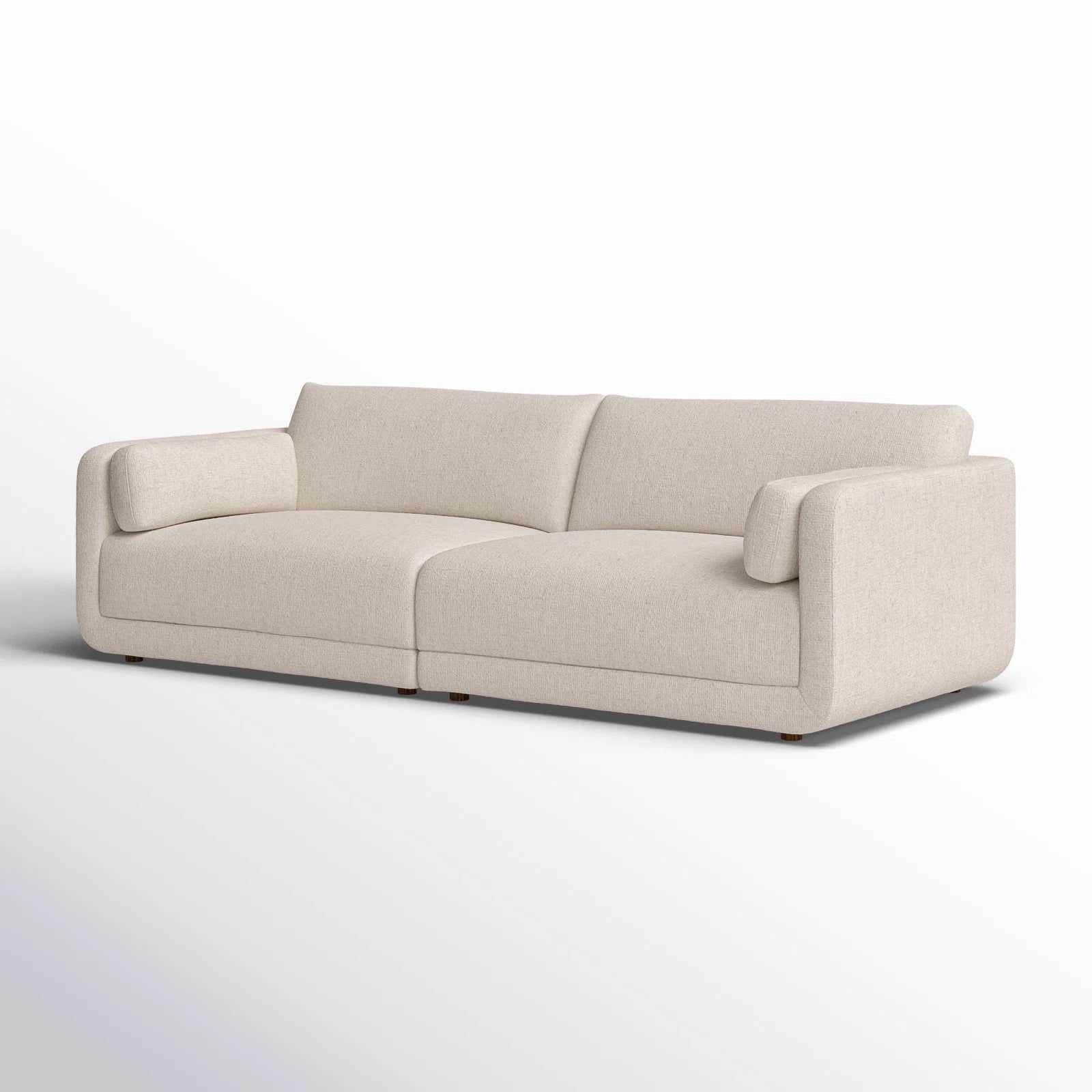 Phoenix Fabric 3 Seater Sofa In Natural Beige Colour - Febonic Living