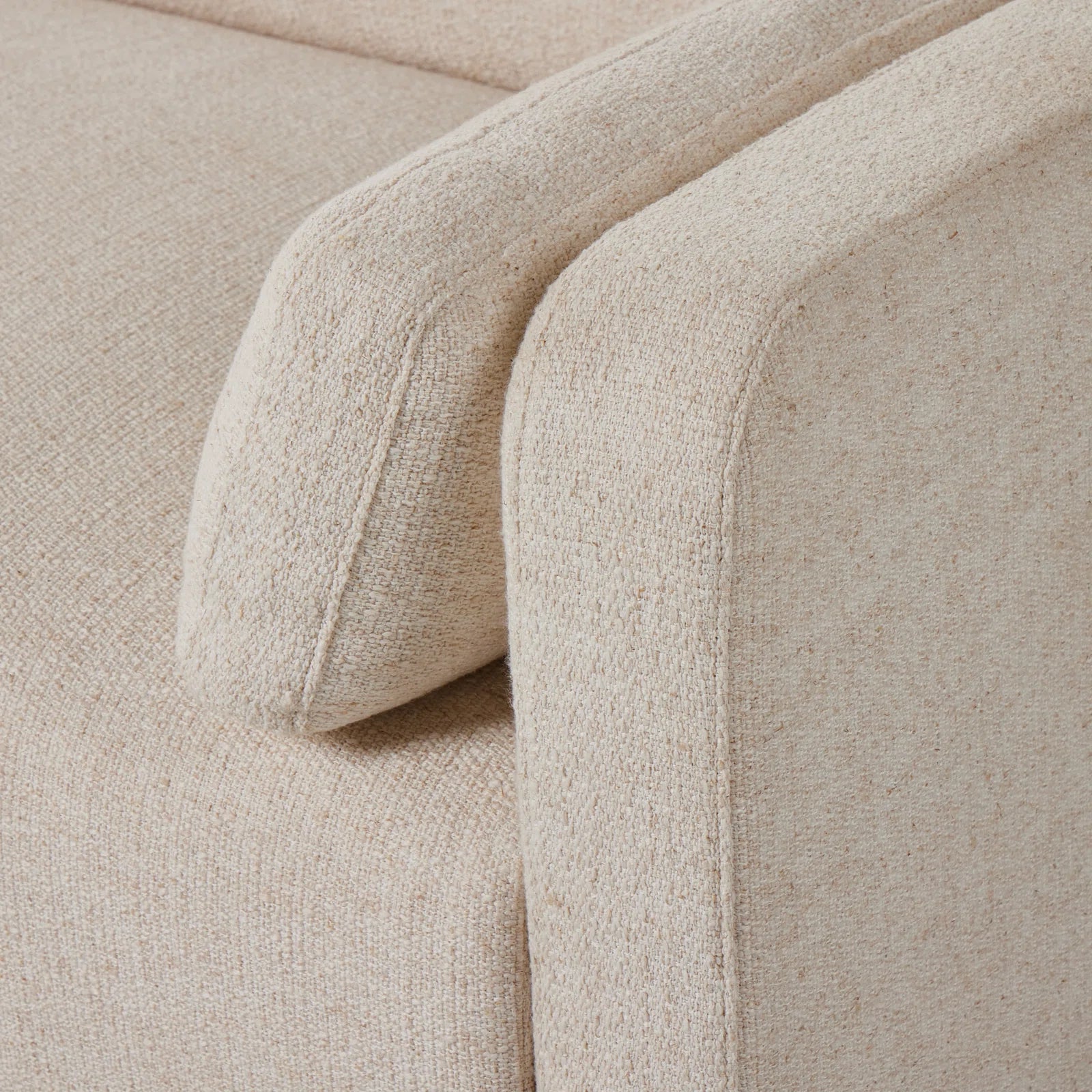 Phoenix Fabric 3 Seater Sofa In Natural Beige Colour - Febonic Living