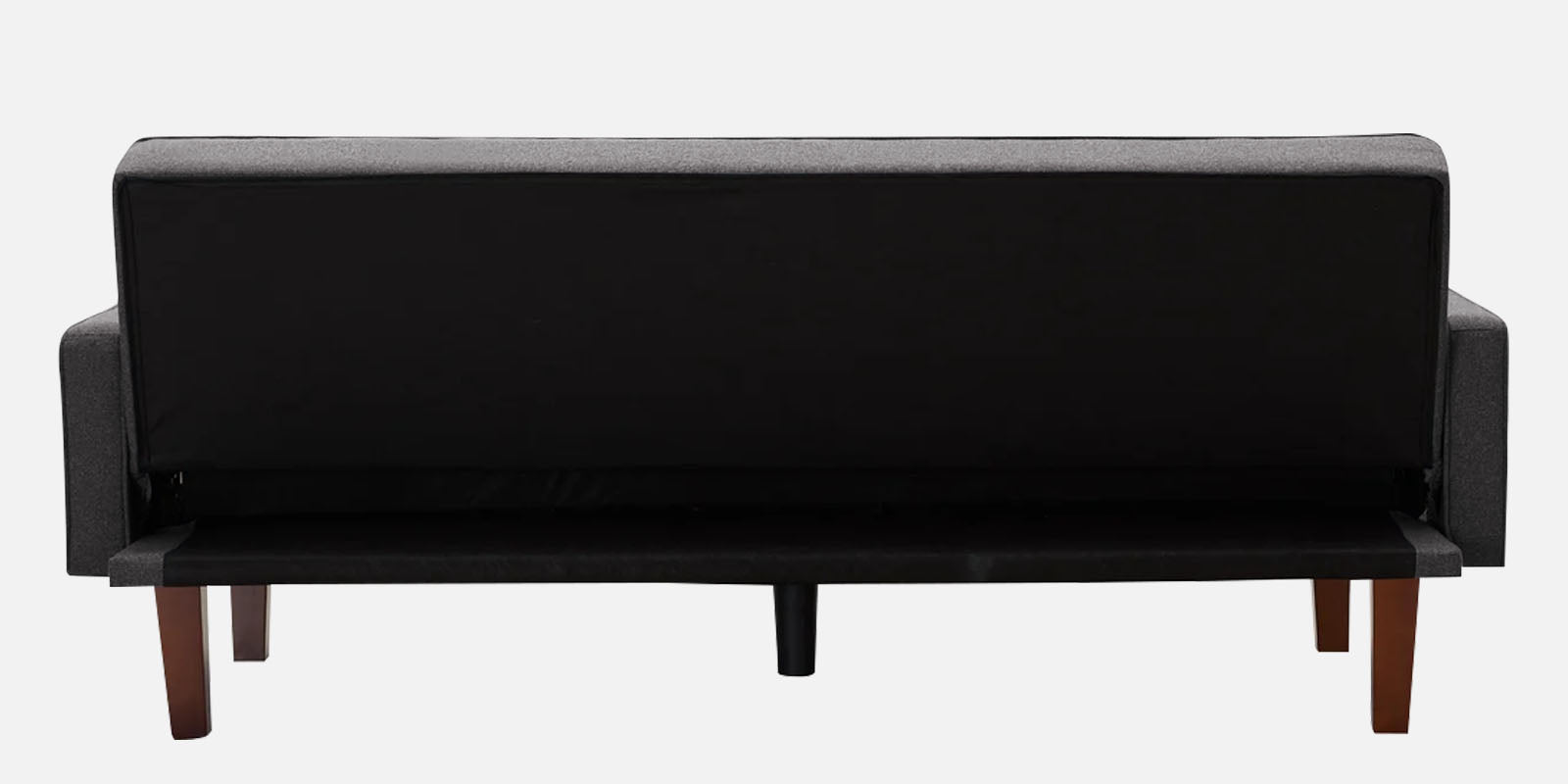 Nebia 3 Seater Convertible Cum Bed Fabric Sofa - Maba Grey Back view - Febonic Living