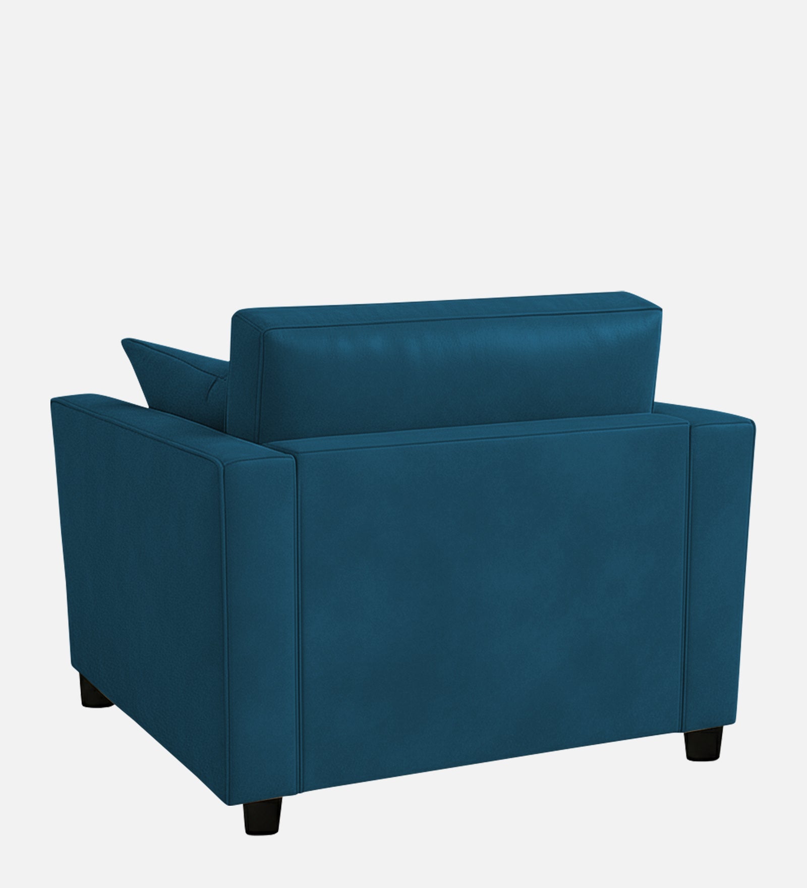 Nestin Velvet 1 Seater Sofa In Azura Blue Colour - Febonic Living