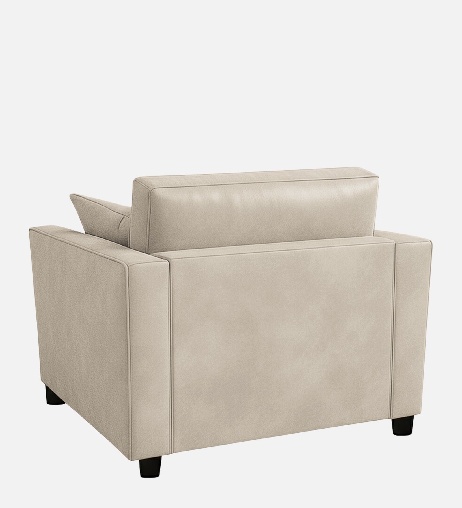 Nestin Velvet 1 Seater Sofa In Camel Beige Colour - Febonic Living