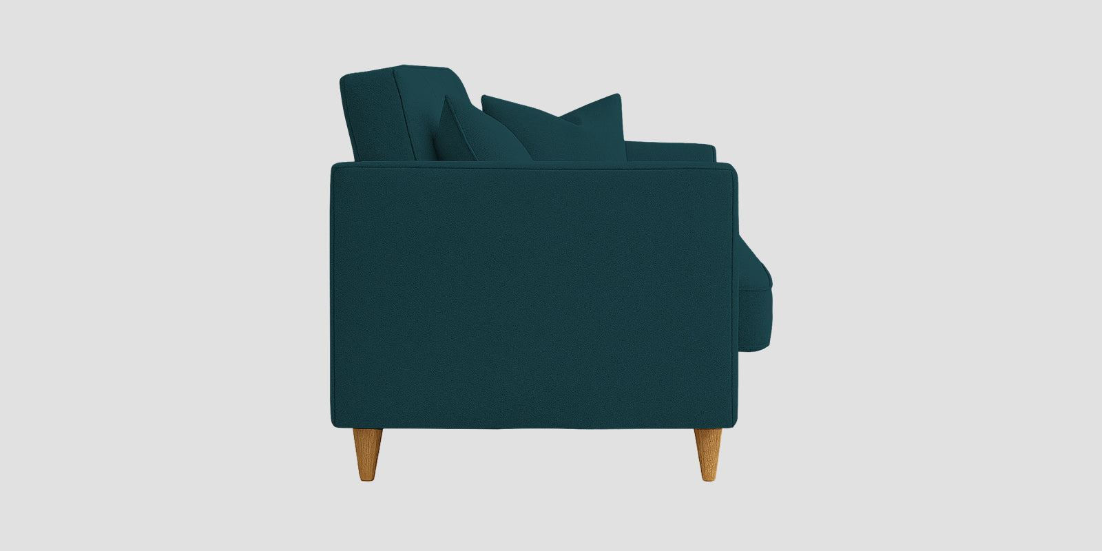 Nestin Velvet 3 Seater Sofa In Arabian Green Colour