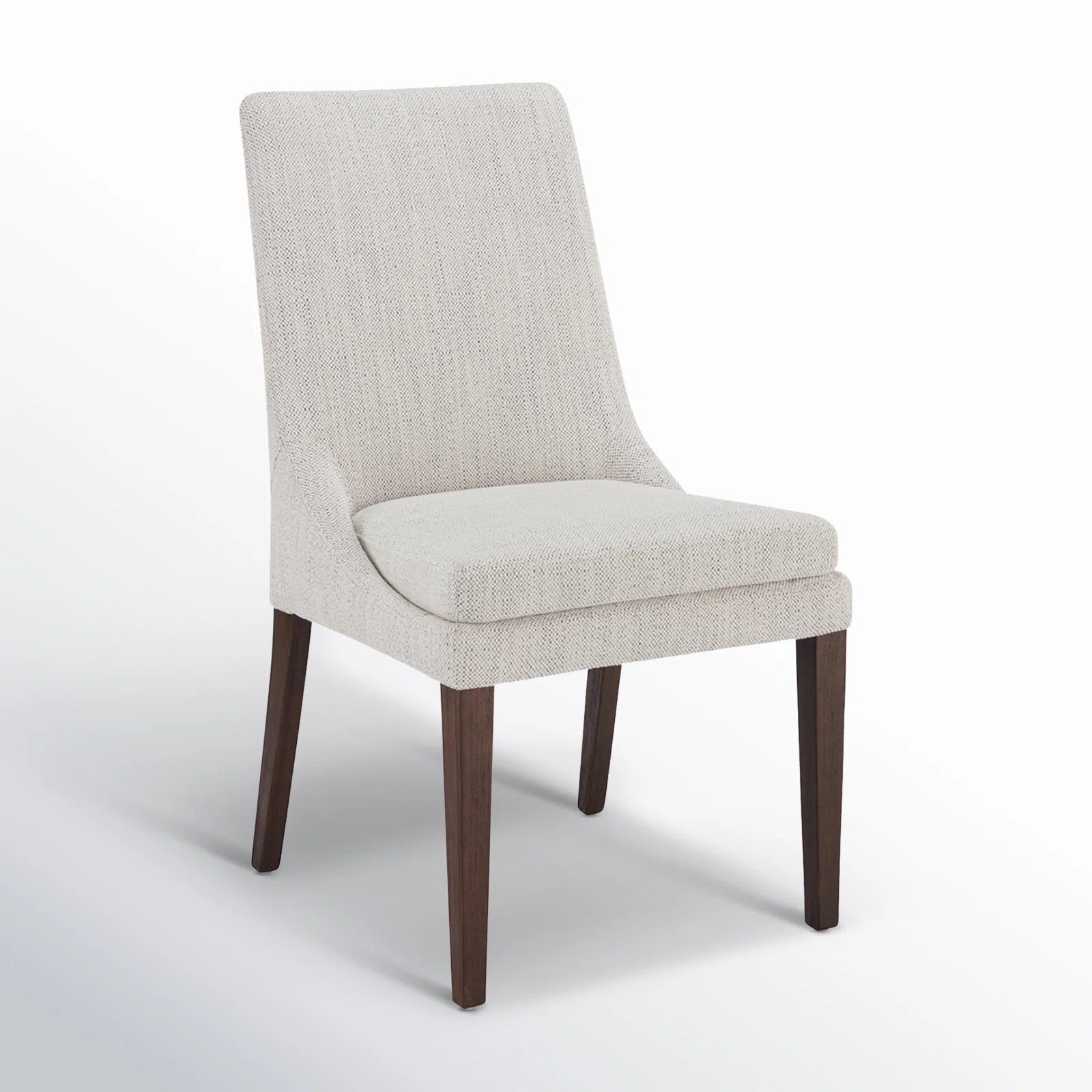 Tisara Fabric Side Chair In Fawn Beige Colour (Set of 2)
