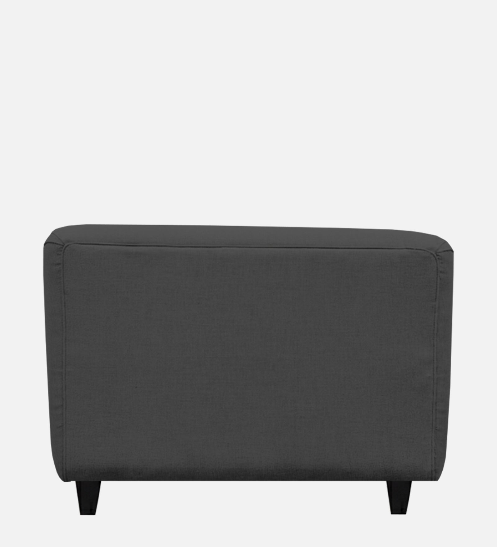 Niki Fabric 1 Seater Sofa In Charcoal Grey Colour - Febonic Living
