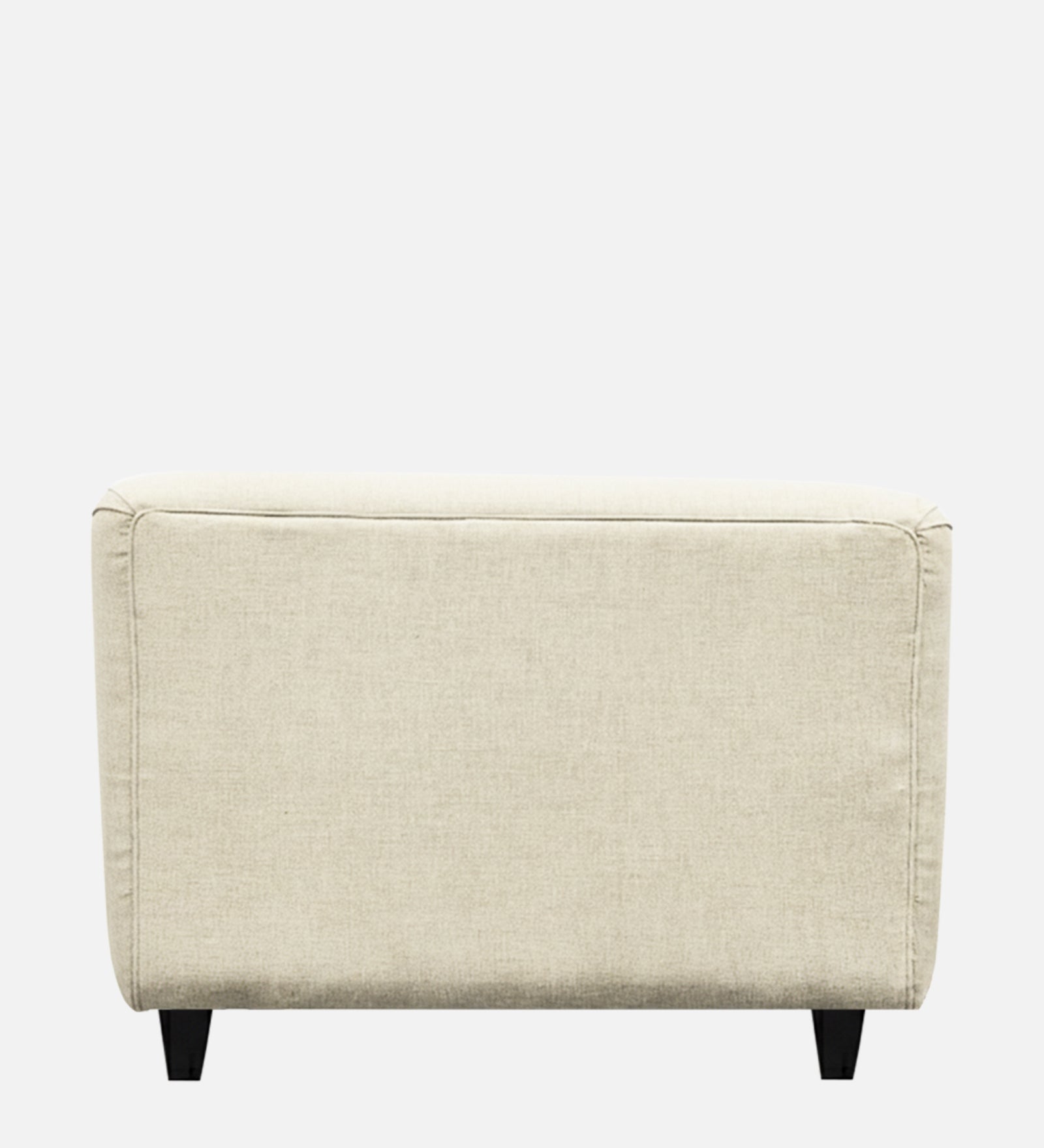 Niki Fabric 1 Seater Sofa In Ivory Cream Colour - Febonic Living