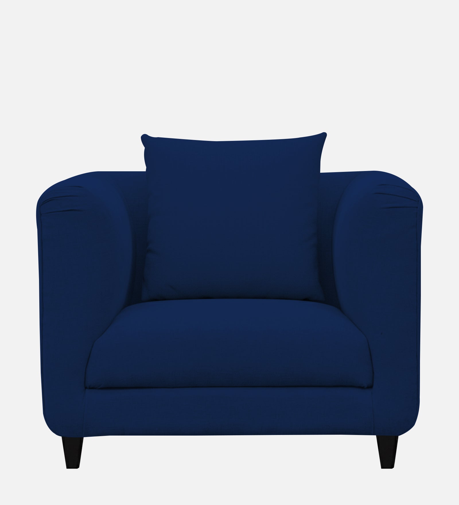Niki Fabric 1 Seater Sofa In Royal Blue Colour - Febonic Living