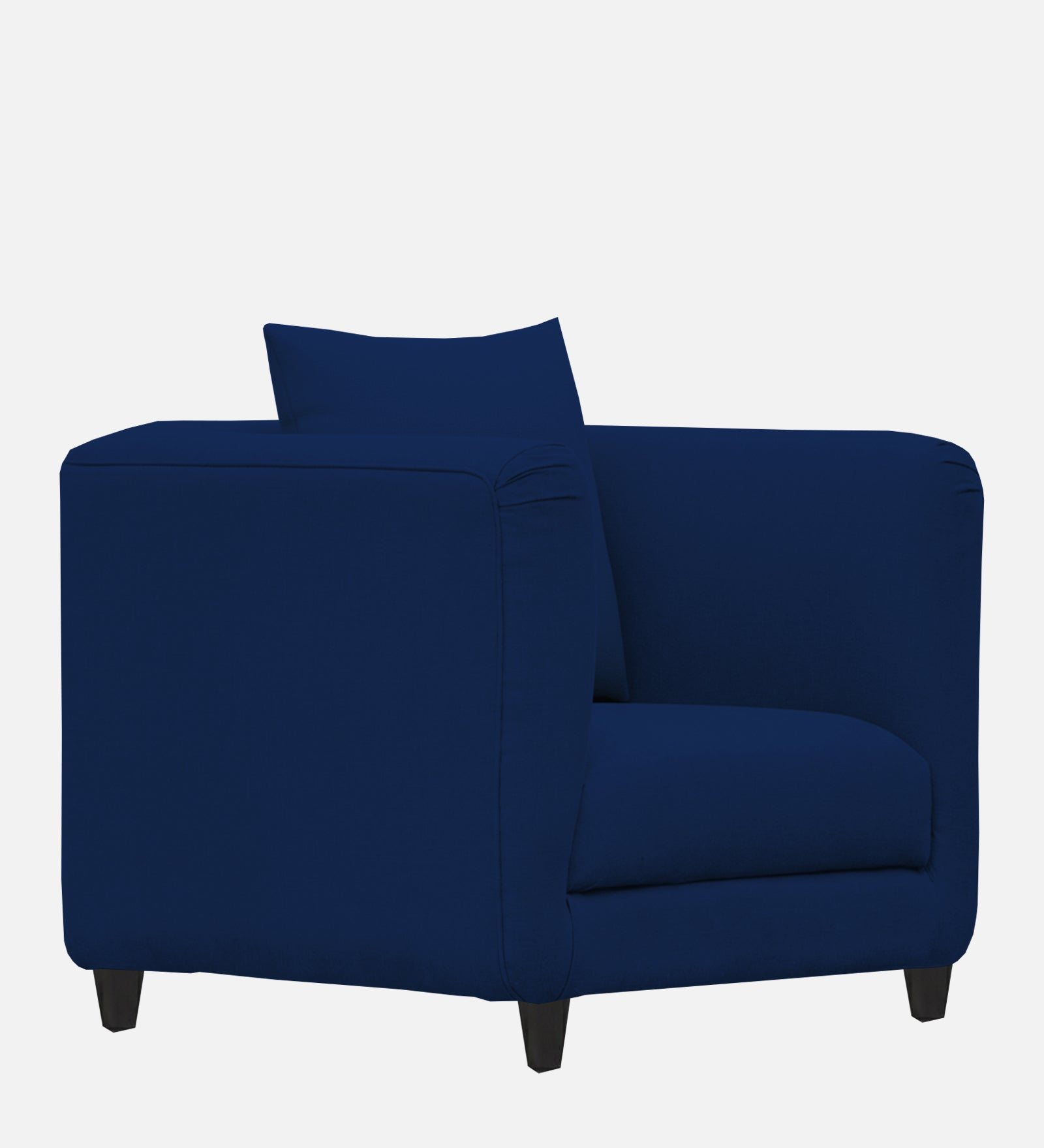 Niki Fabric 1 Seater Sofa In Royal Blue Colour - Febonic Living