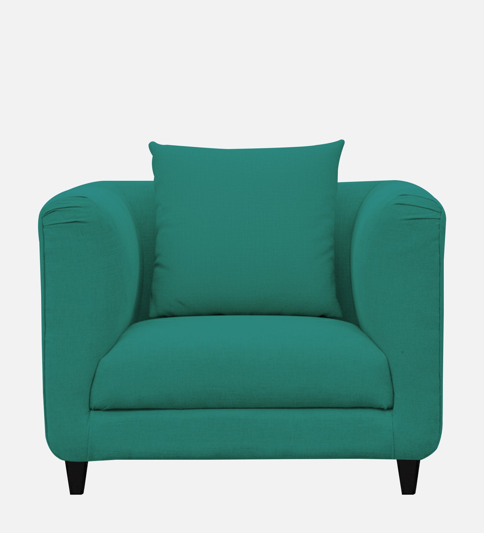 Niki Fabric 1 Seater Sofa In Sea Green Colour - Febonic Living