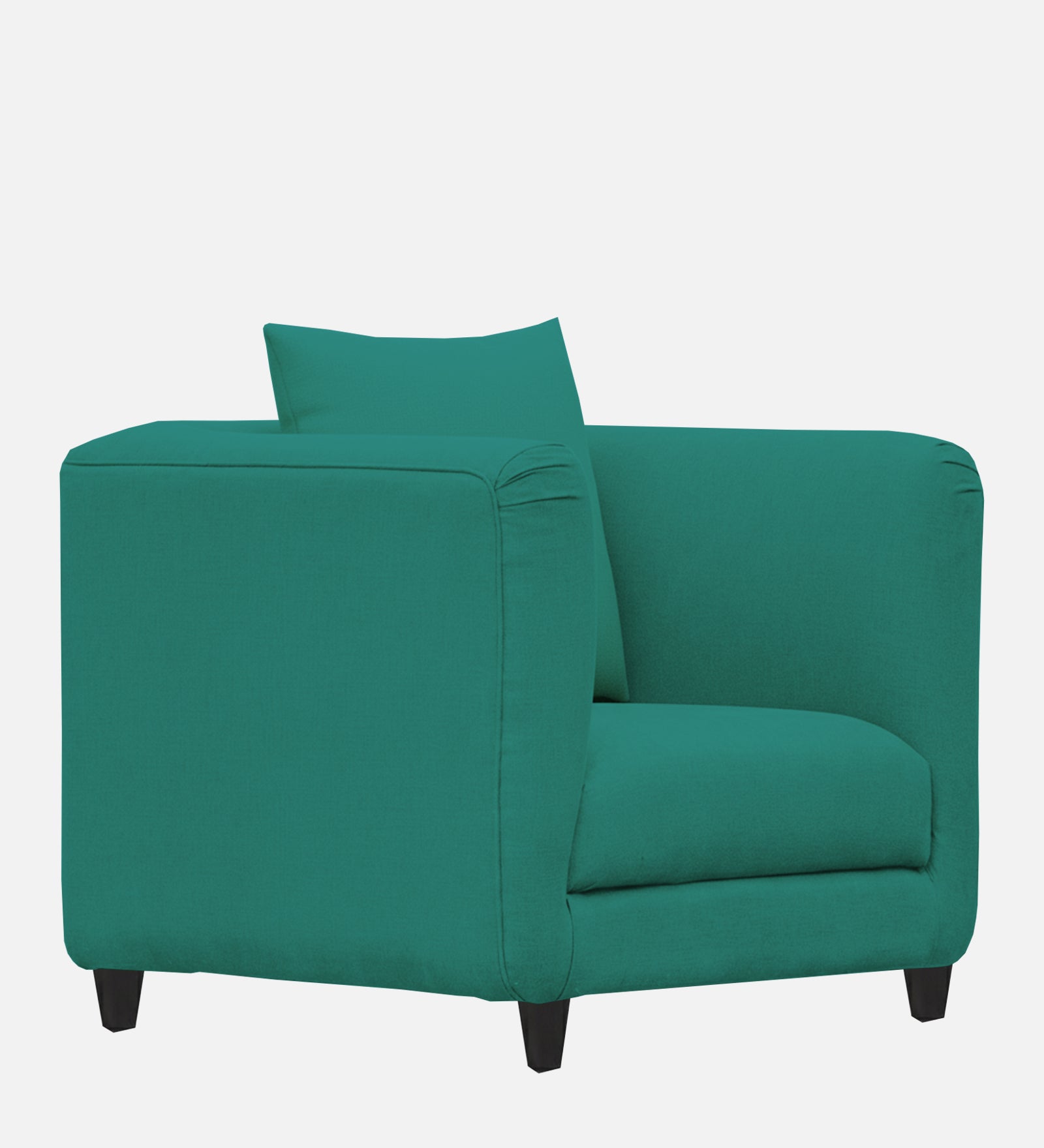 Niki Fabric 1 Seater Sofa In Sea Green Colour - Febonic Living