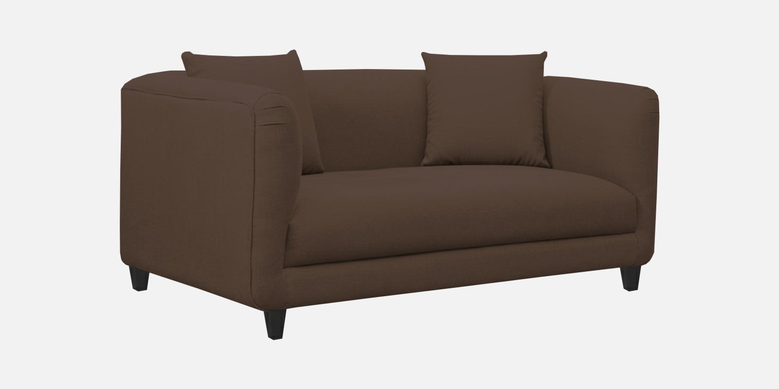 Niki Fabric 2 Seater Sofa In Coffee Brown Colour - Febonic Living