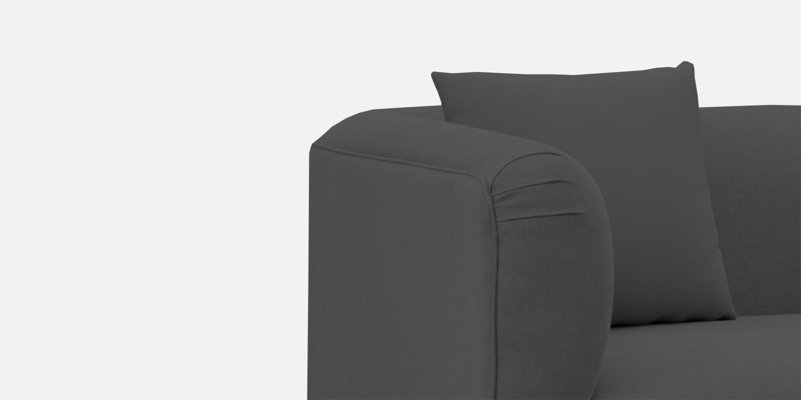 Niki Fabric 3 Seater Sofa In Charcoal Grey Colour - Febonic Living