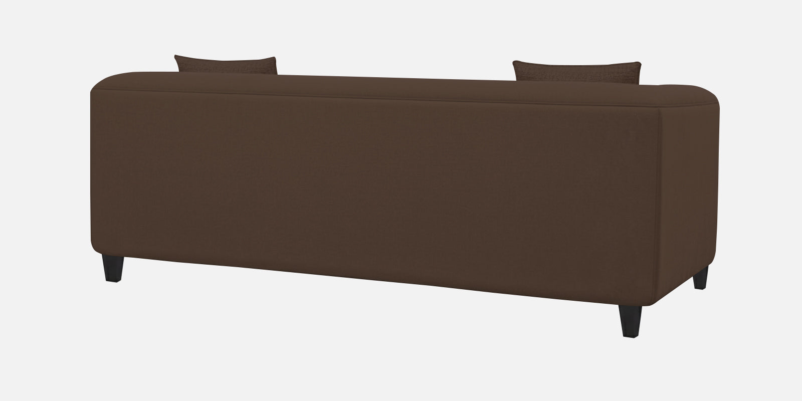 Niki Fabric 3 Seater Sofa In Coffee Brown Colour - Febonic Living