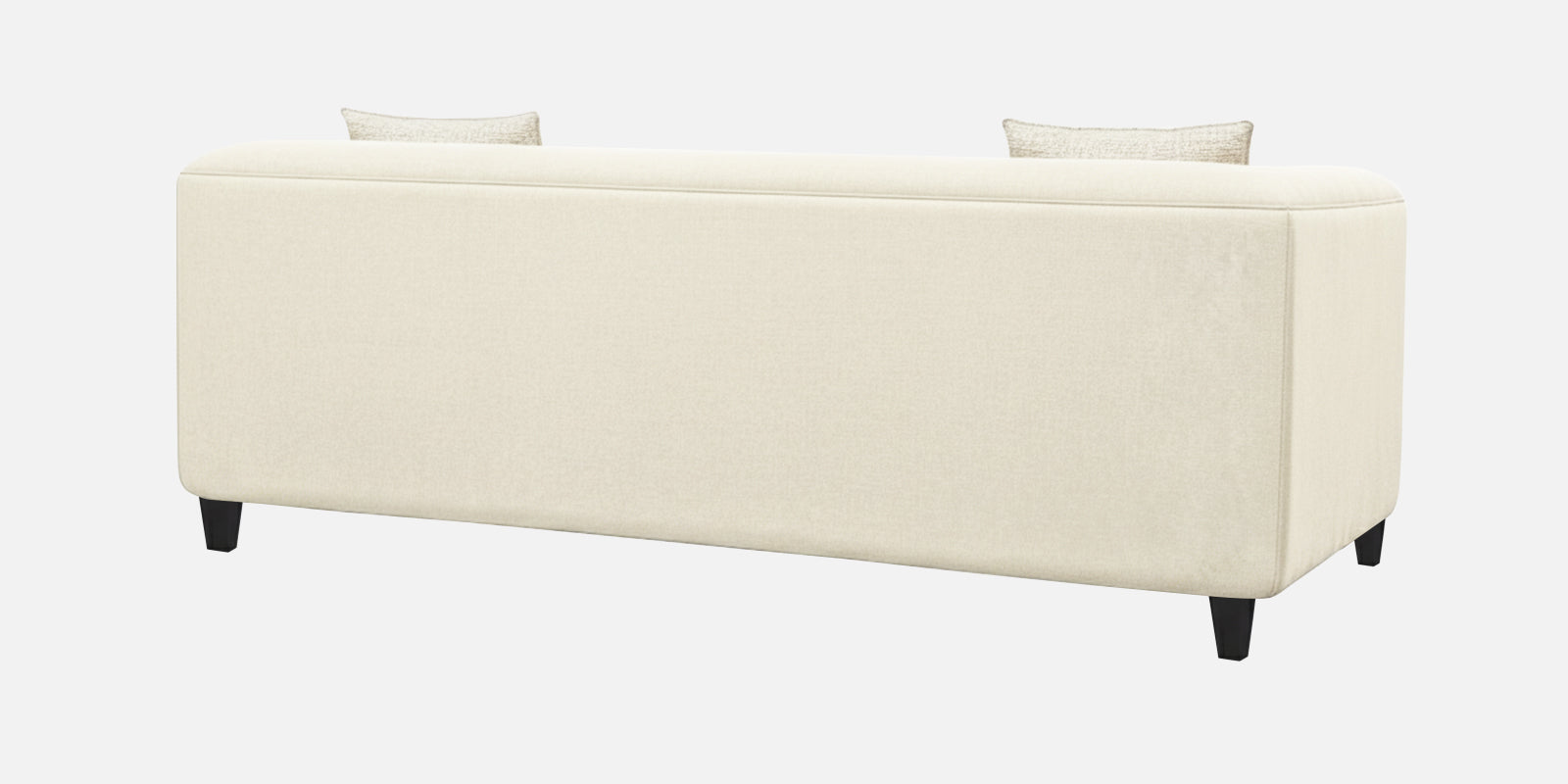 Niki Fabric 3 Seater Sofa In Ivory Cream Colour - Febonic Living