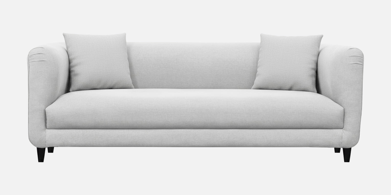 Niki Fabric 3 Seater Sofa In Lit Grey Colour - Febonic Living