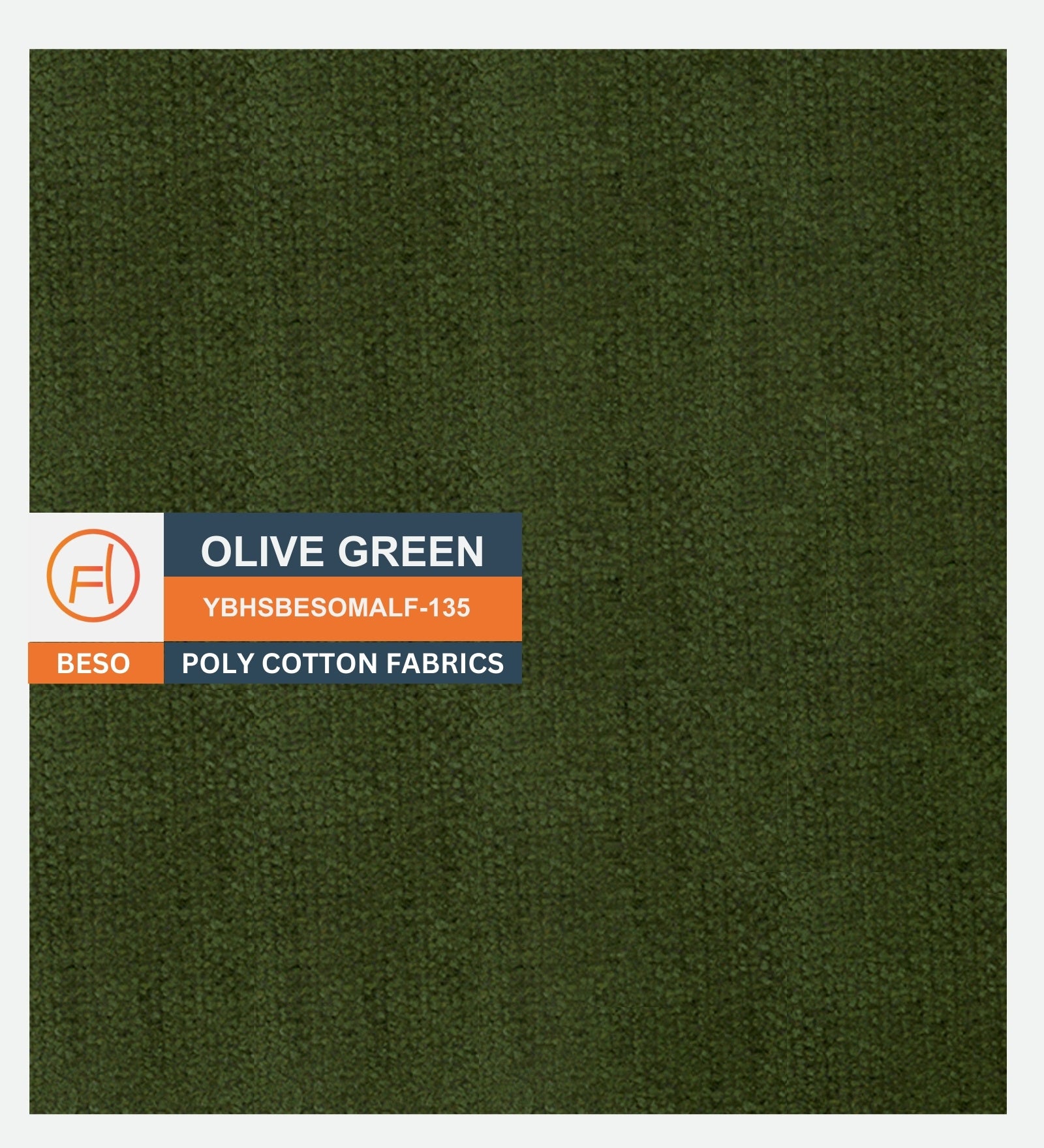 Ruggy Fabric Storage Ottoman in Olive Green Colour - Febonic Living