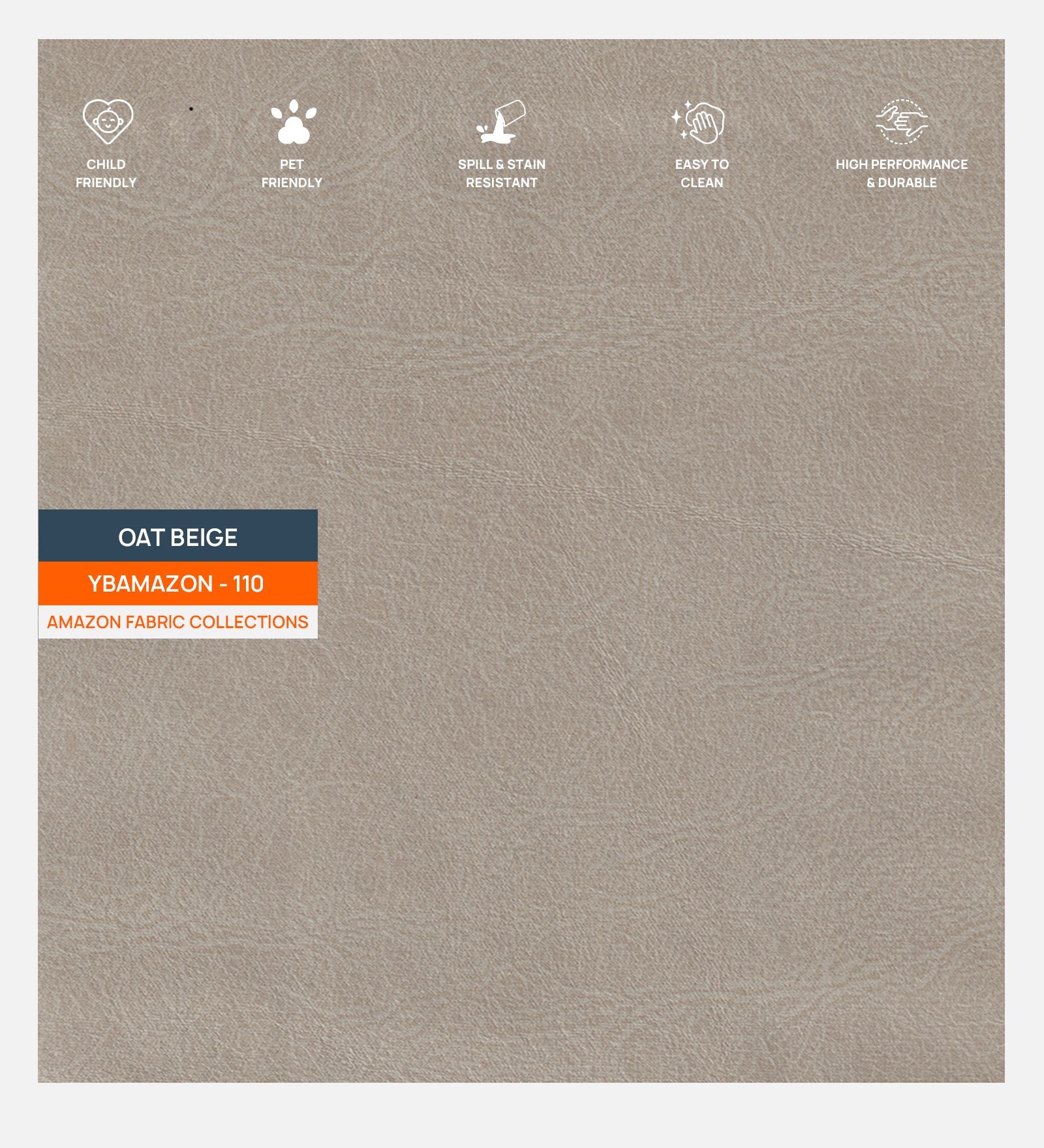 Hiro Fabric 1 Seater Sofa In Oat Beige Colour - Febonic Living