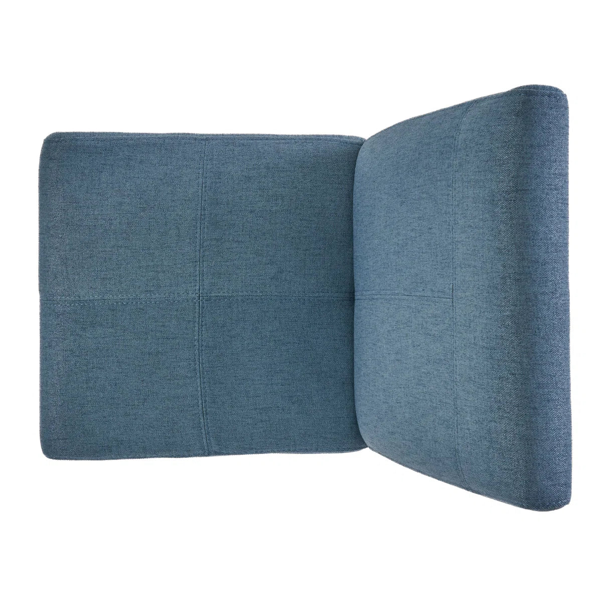 Oblen Fabric Side Chair In Light Blue Colour (Set of 2)