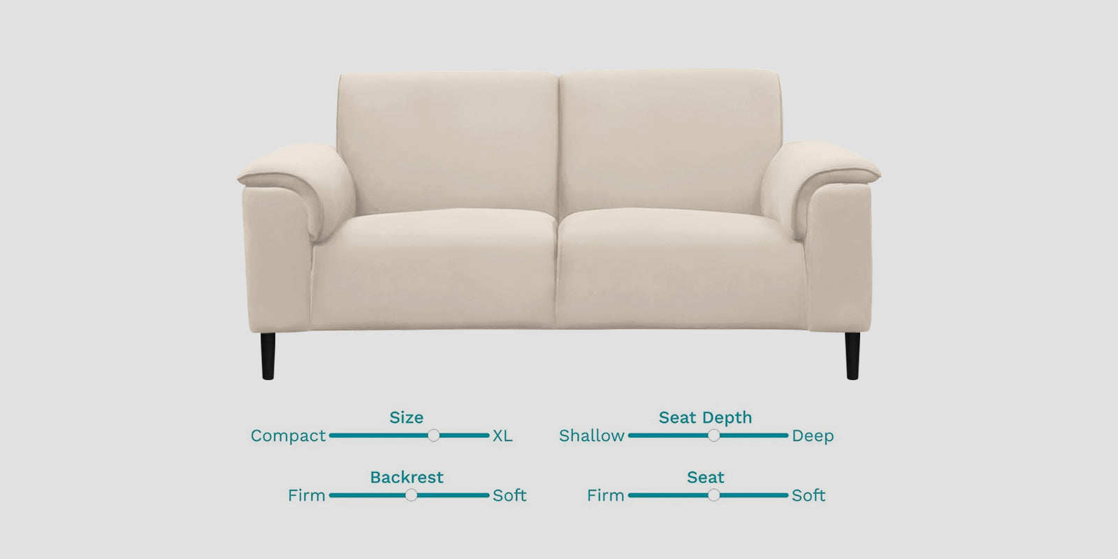 Ocean Velvet 2 Seater Sofa In Camel Beige Colour - Febonic Living