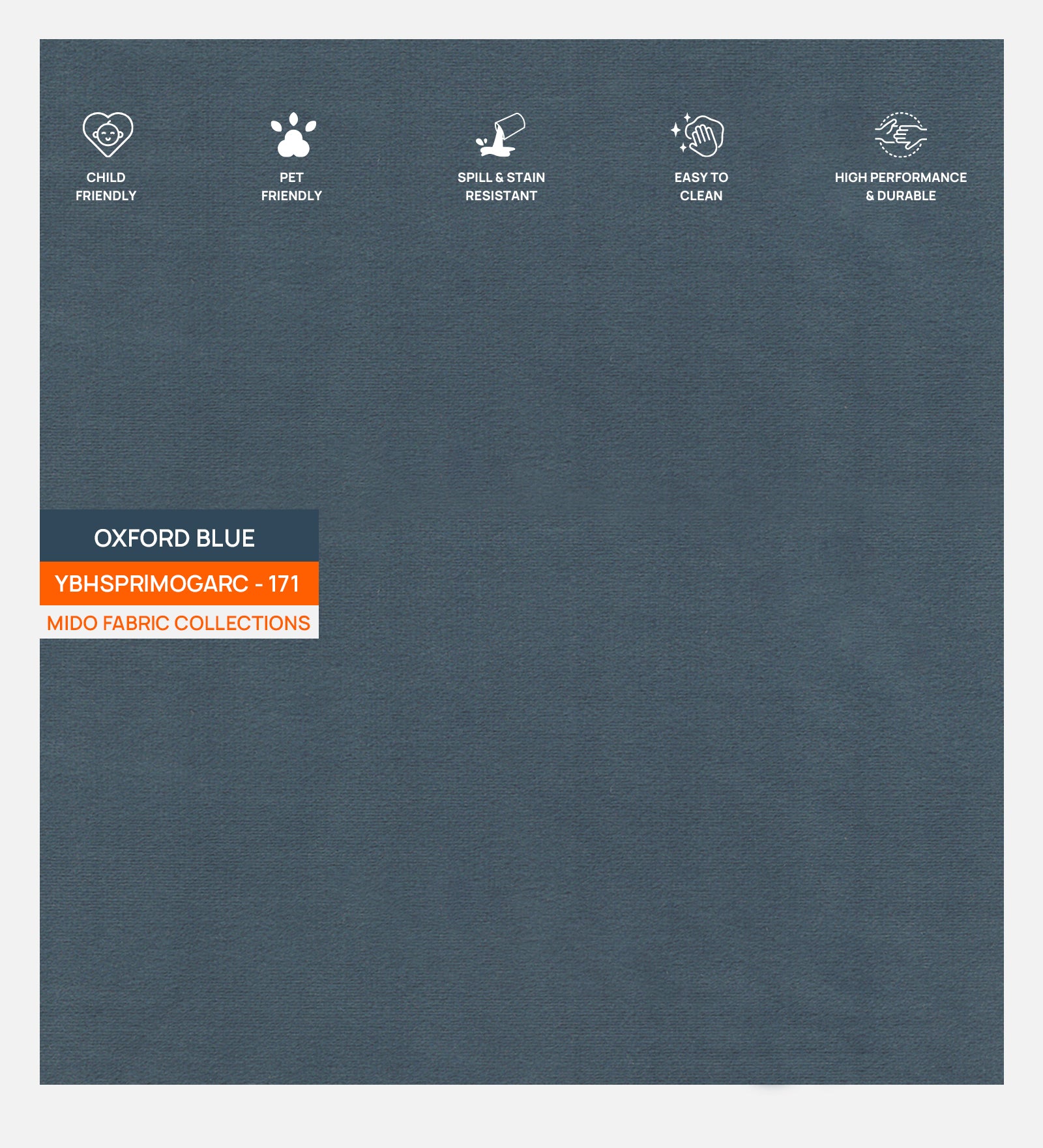 Wiki Velvet 1 Seater Sofa In Oxford Blue Colour - Febonic Living