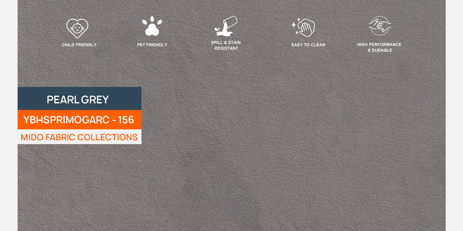 Kula Velvet 3 Seater Sofa In Pearl Grey Colour - Febonic Living