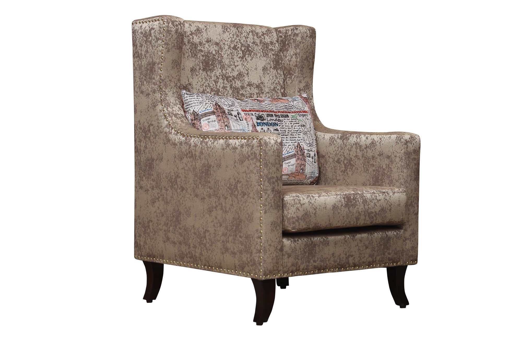 Lilly Printed Fabric Sofa Chair in Multiple colour - Febonic Living