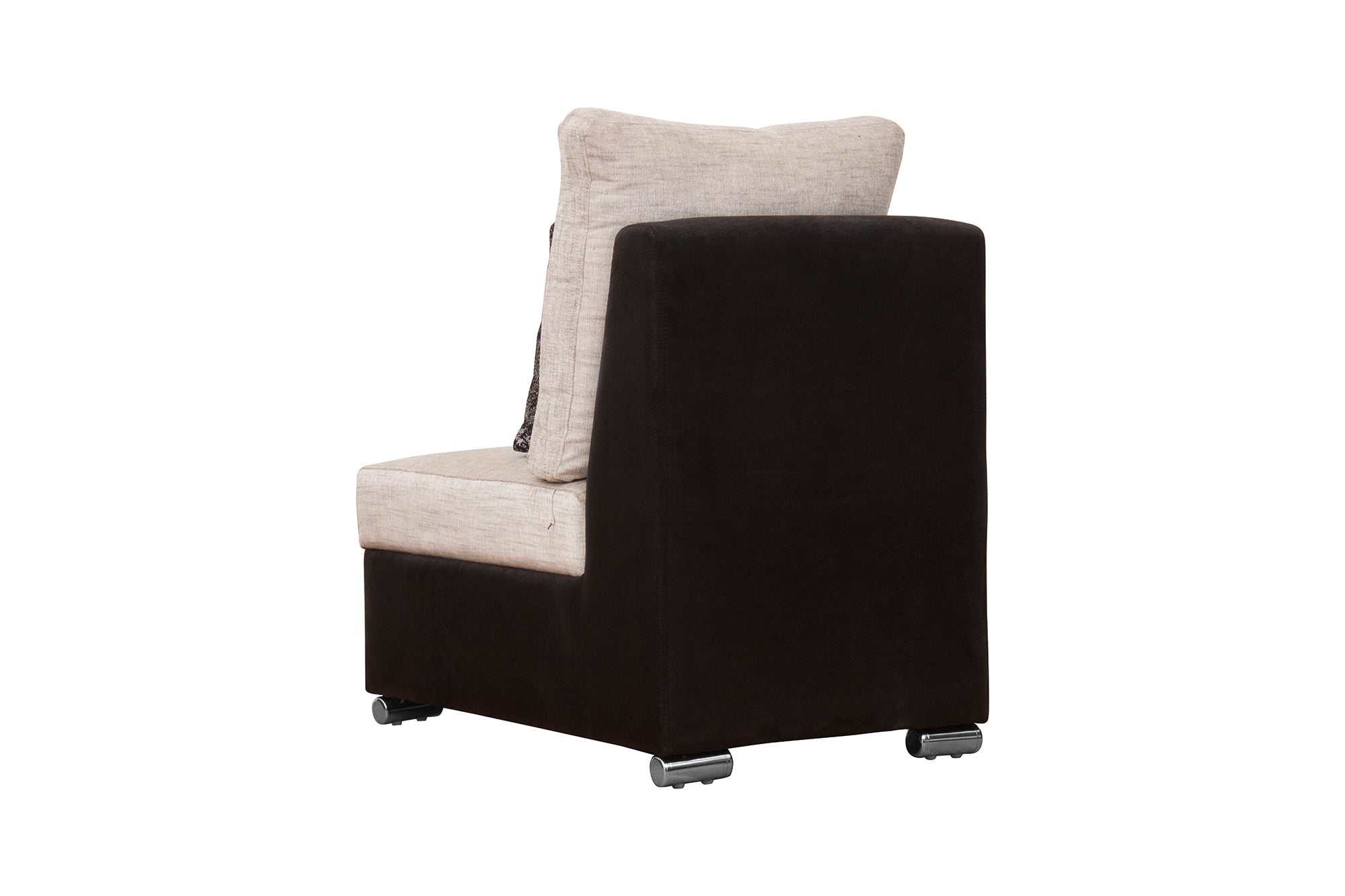 Mabel Fabric 8 Seater LHS Corner Sofa In Ivory Cream Colour - Febonic Living